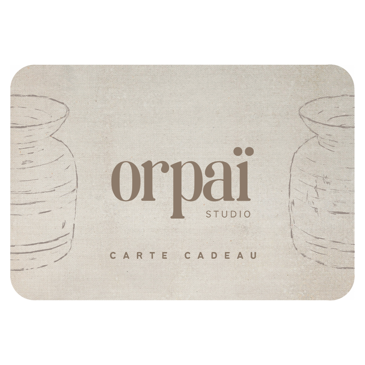 Carte cadeau Orpaï Studio