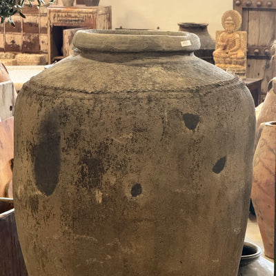 Anaaj - Large Indian jar on Terracotta n ° 3