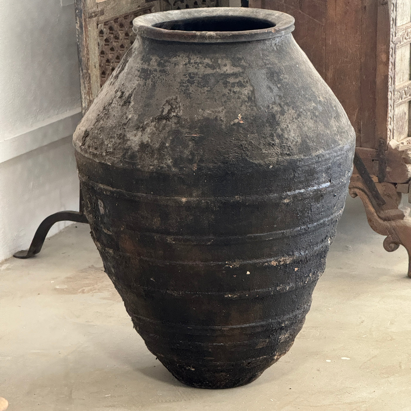 Odemis - Old Turkish olive oil jar n ° 4