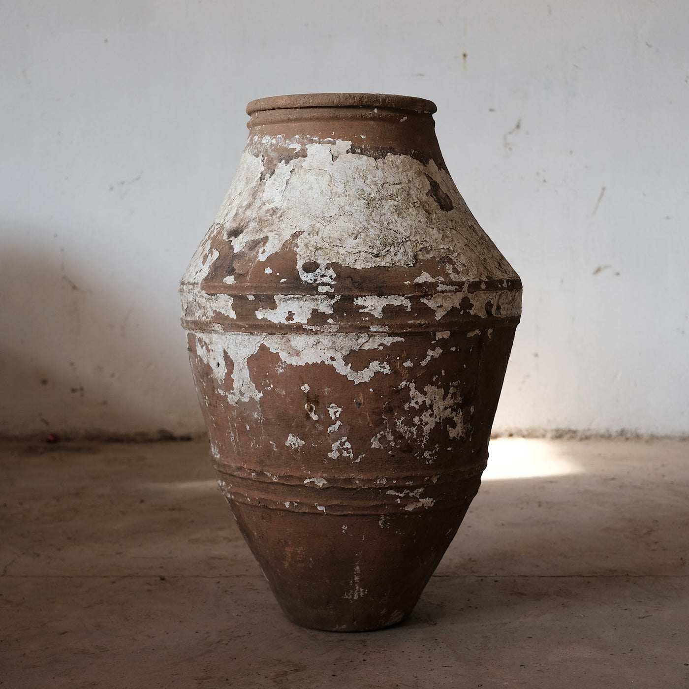 Zeytin - Old Turkish terracotta oil jar
