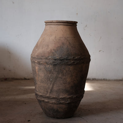 Zeytin - Old Turkish terracotta oil jar