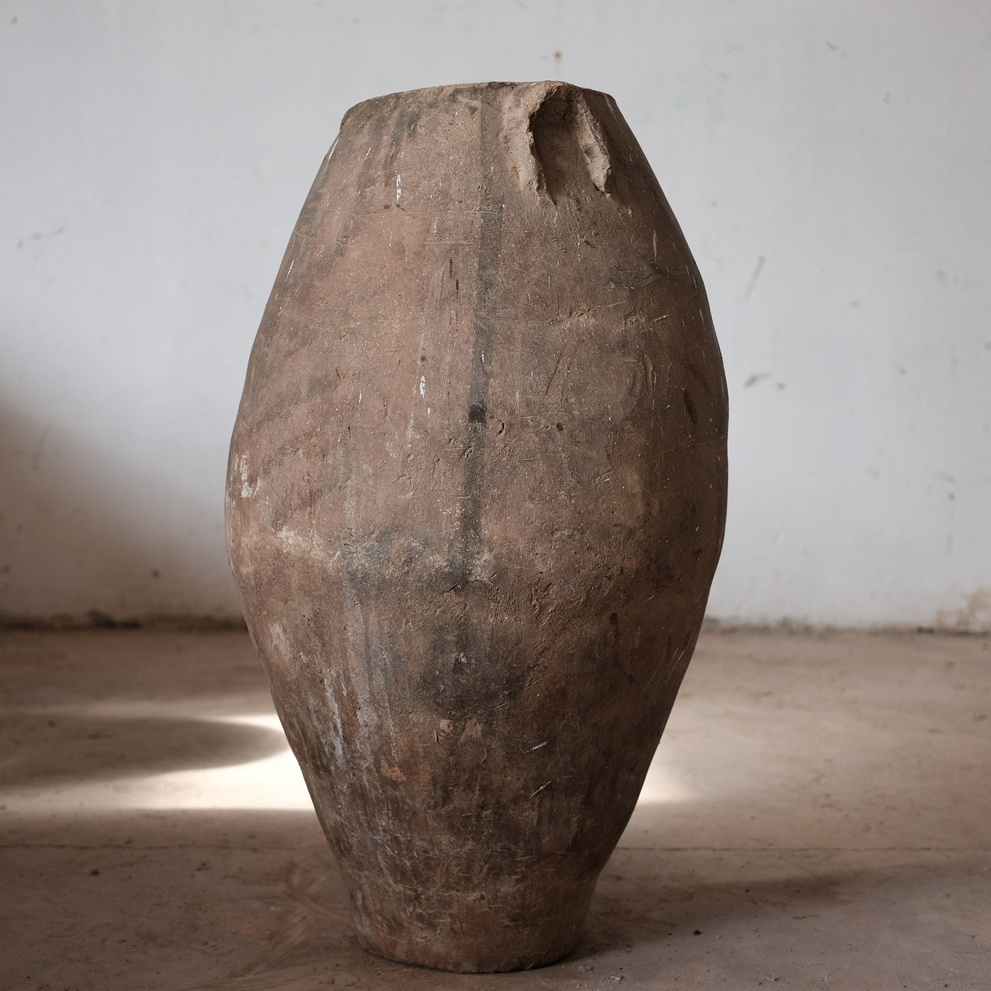 Erzurum - Old Turkish Anatolia Jar on Terracotta N ° 3