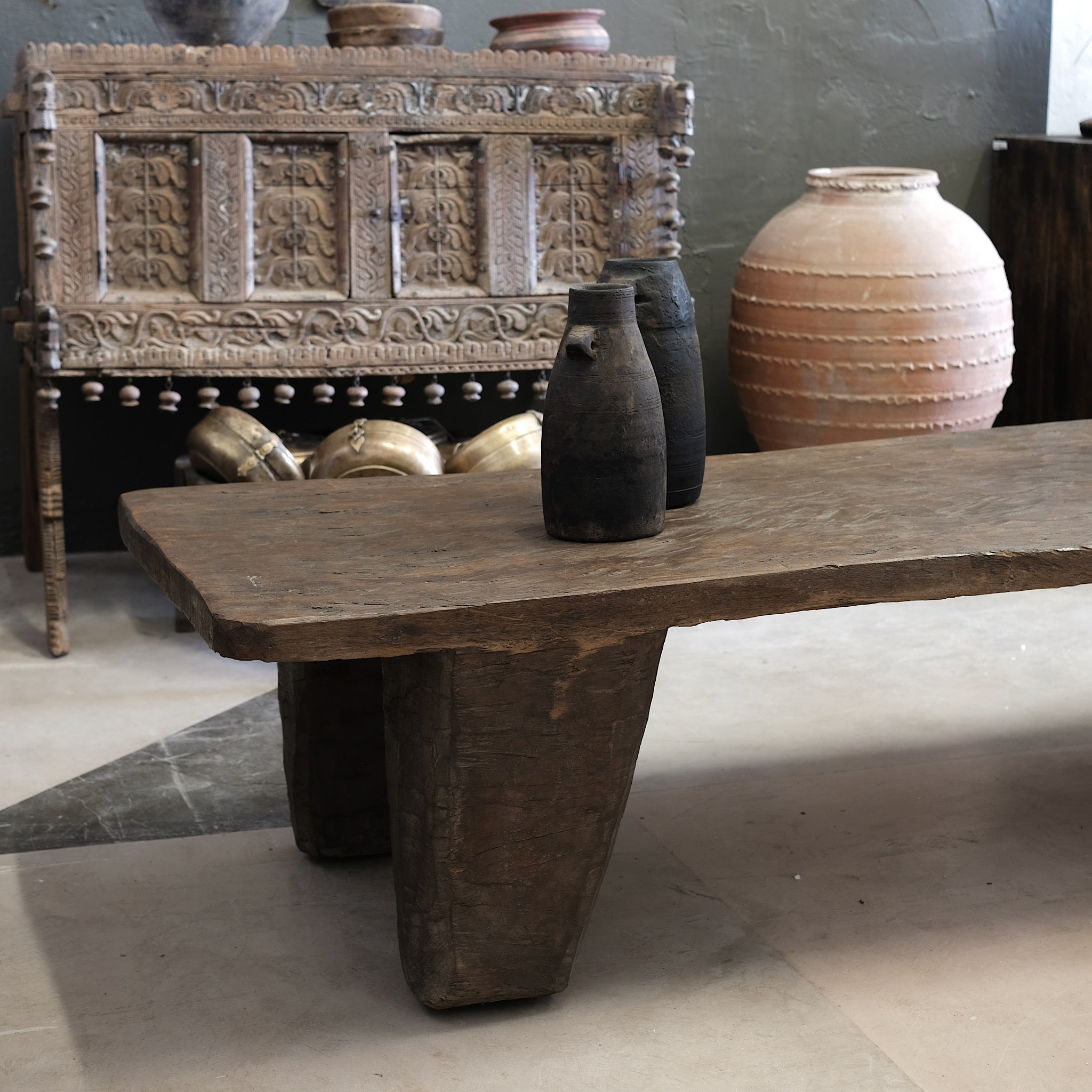 Authentic old naga table n ° 38