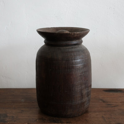 Tosh - Grand pot de l'Himachal en bois n°6