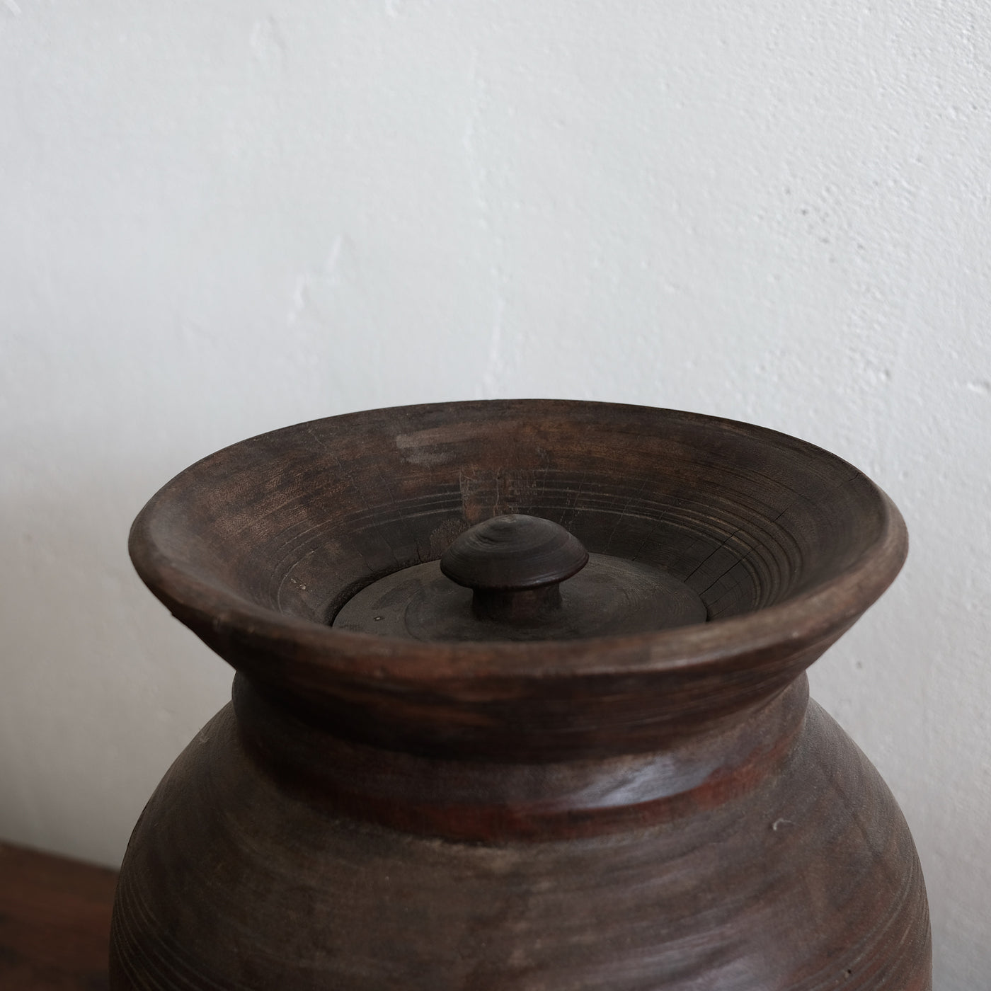 Tosh - Large wooden Himachal pot n°7