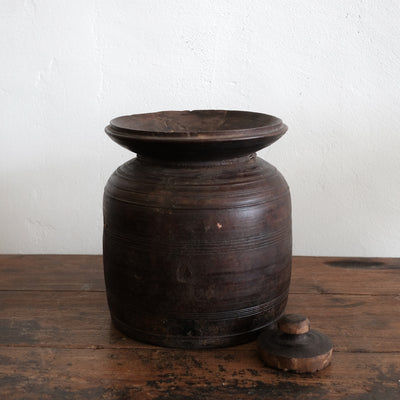 Tosh - Large pot of the wooden Himachal n ° 8