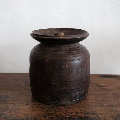 Tosh - Grand pot de l'Himachal en bois n°8