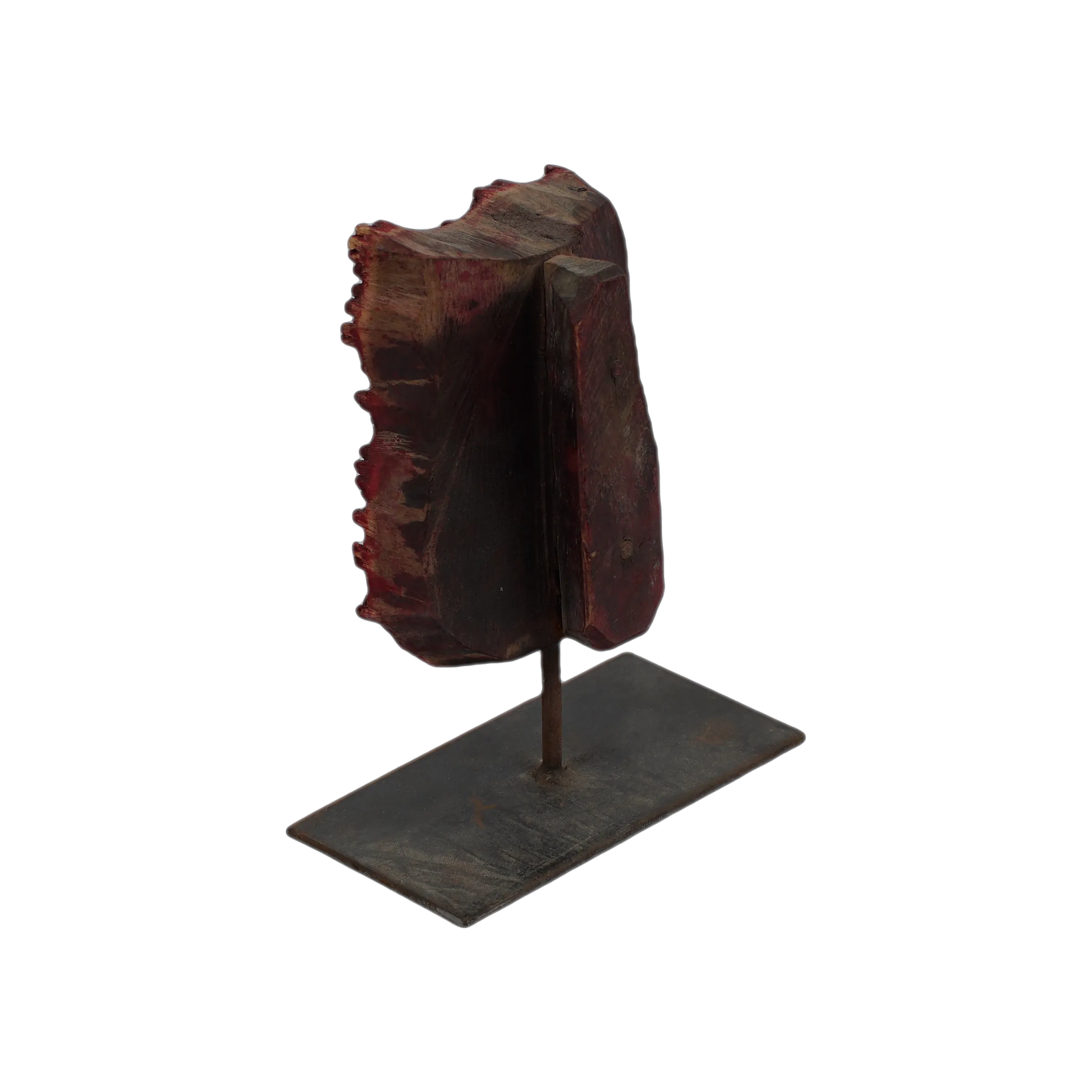 Lakdi - Ancien tampon de blockprint sur pied n°59 - vue 3