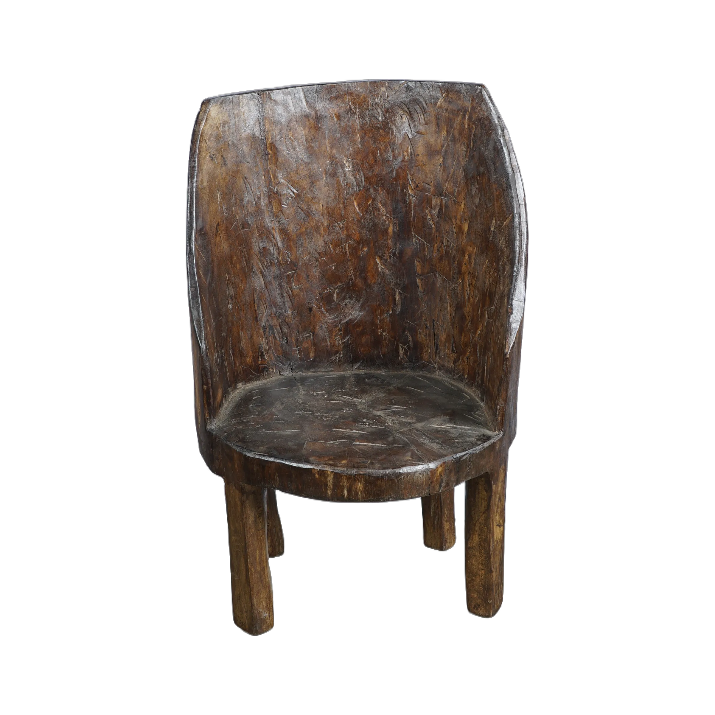 Lokong - Chaise Naga en bois n°5 - vue 2