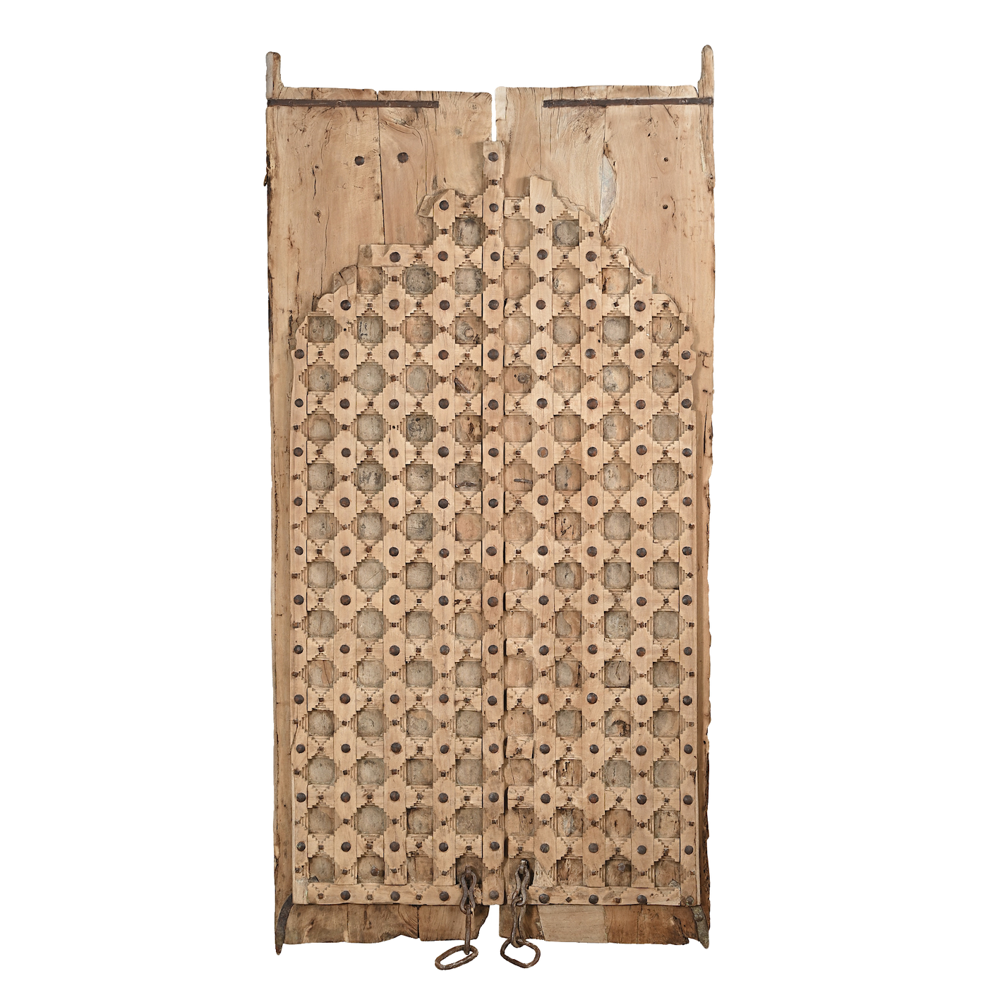 Nandra - Old Indian Solid Wood Door N ° 1