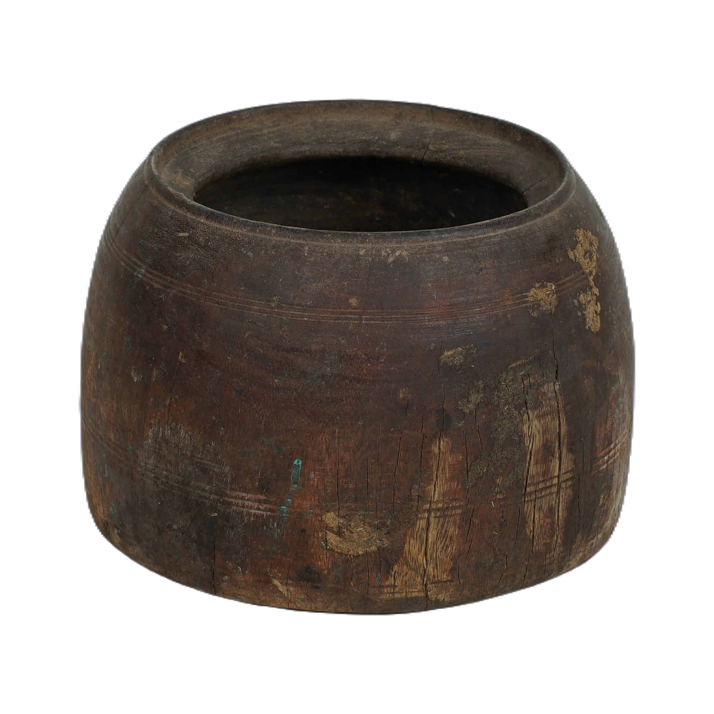 Mana - Pot ancien en bois n°28