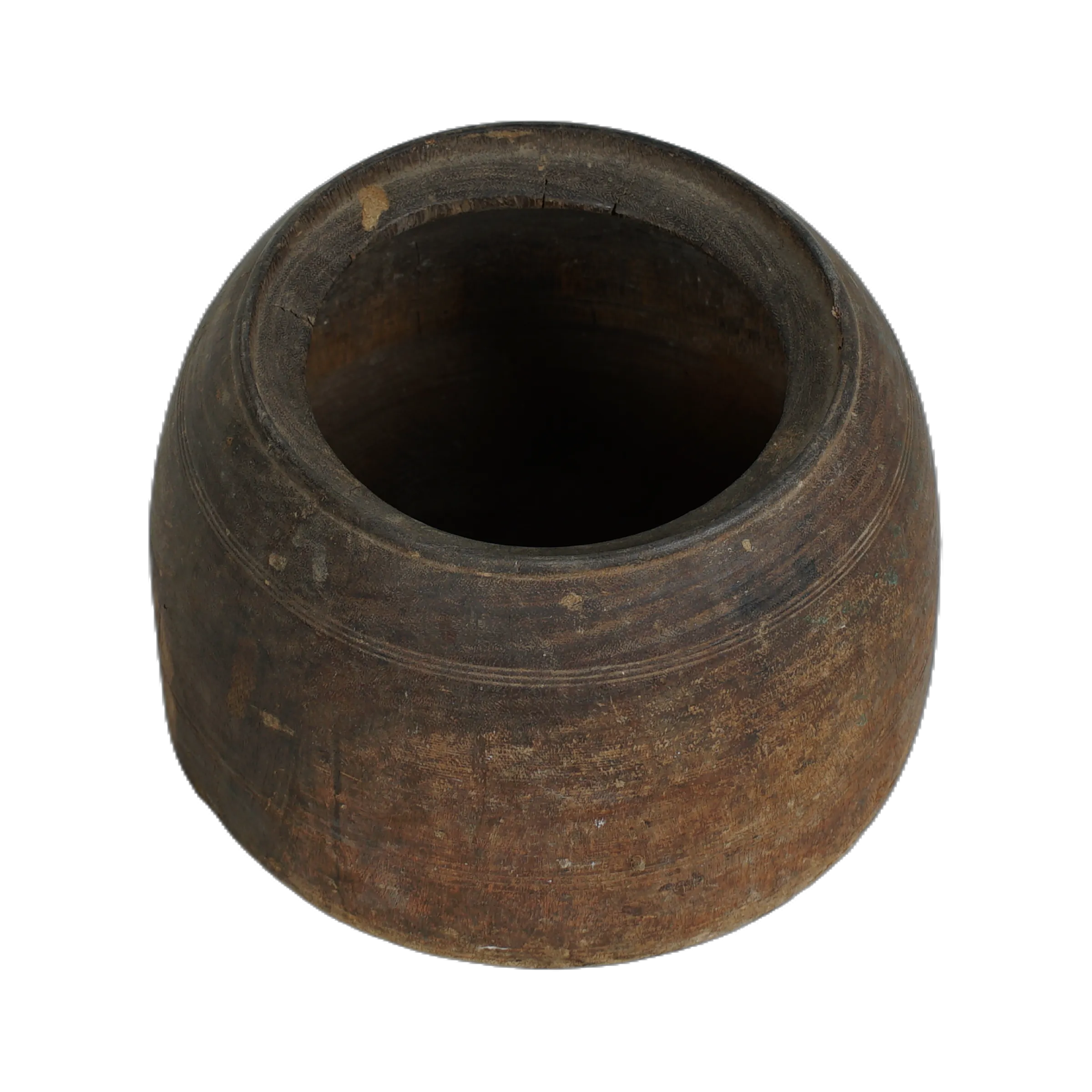 Mana - Pot ancien en bois n°28 - vue 4