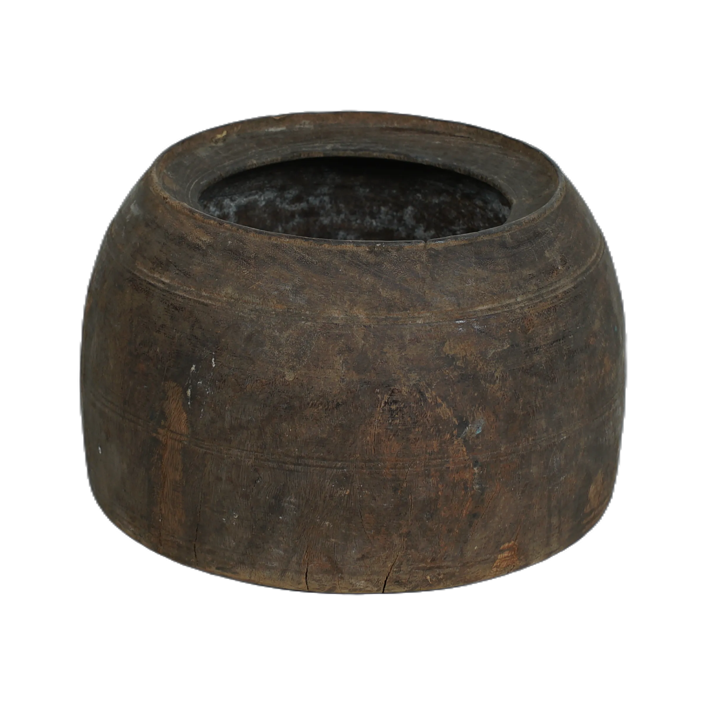 Mana - Pot ancien en bois n°30 - vue 2