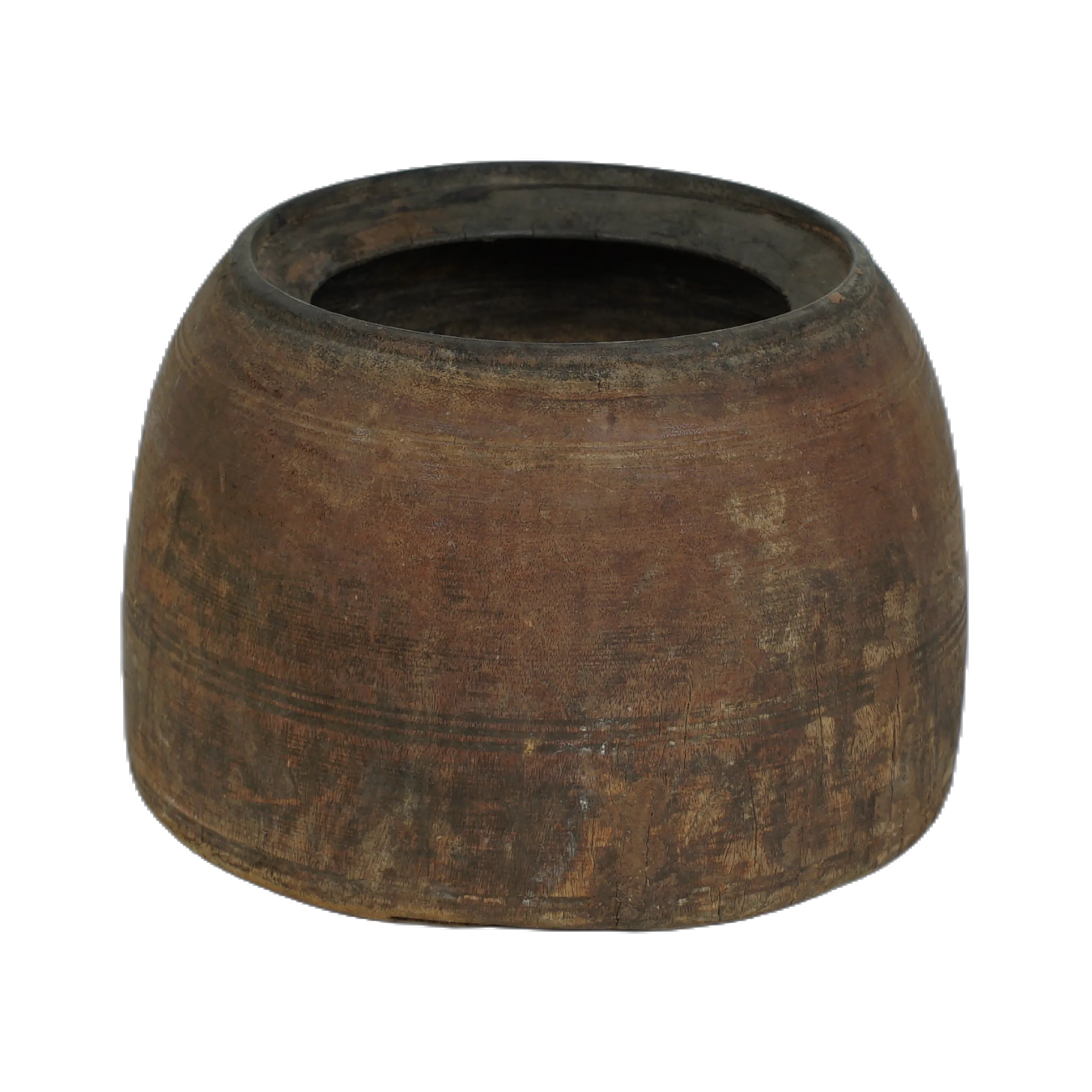 Mana - Pot ancien en bois n°34 - vue 3