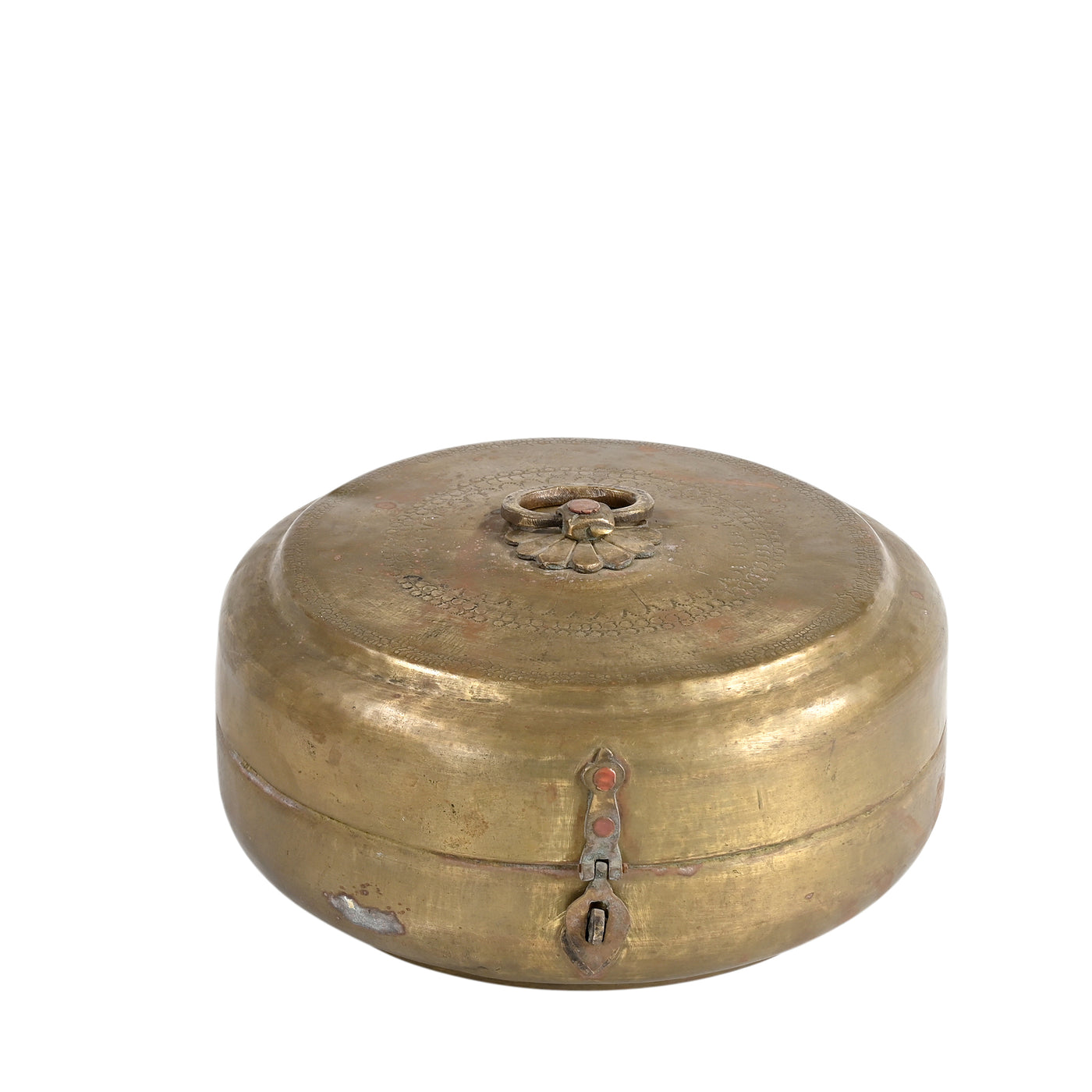 Peetal - Engraved brass box n ° 30