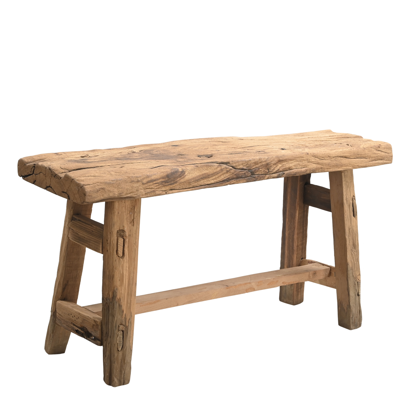 Chauki - Tabouret en bois ancien n°2