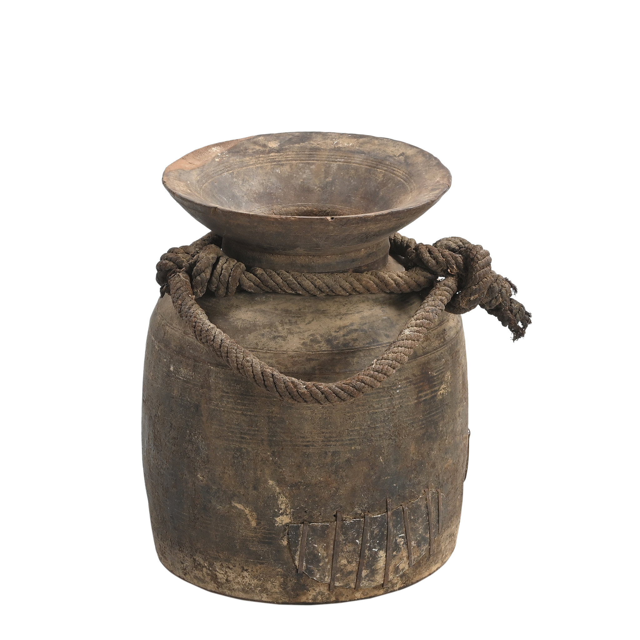 Tosh - Grand pot de l'Himachal en bois n°23