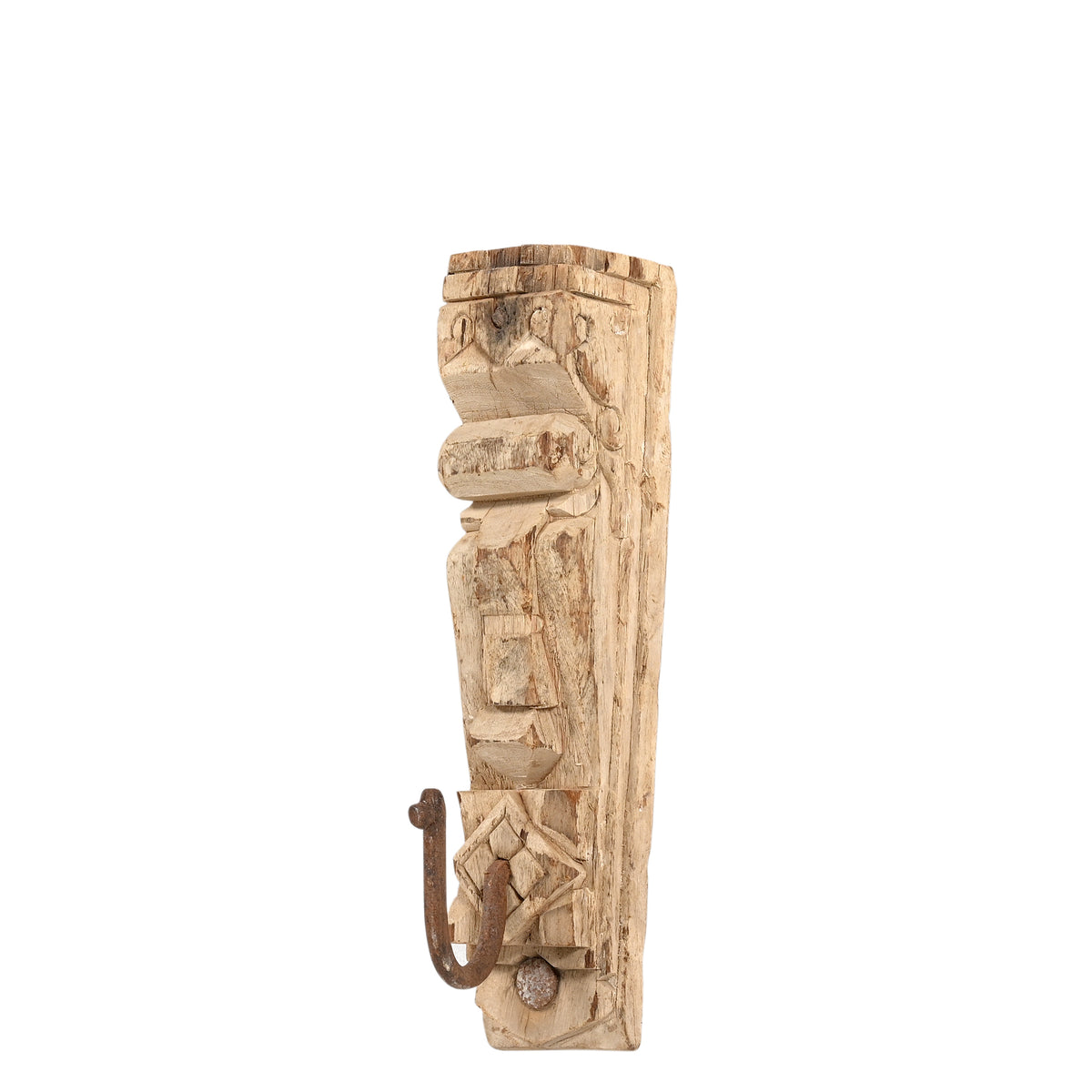 Gulab - Patère en bois sculpté n°7