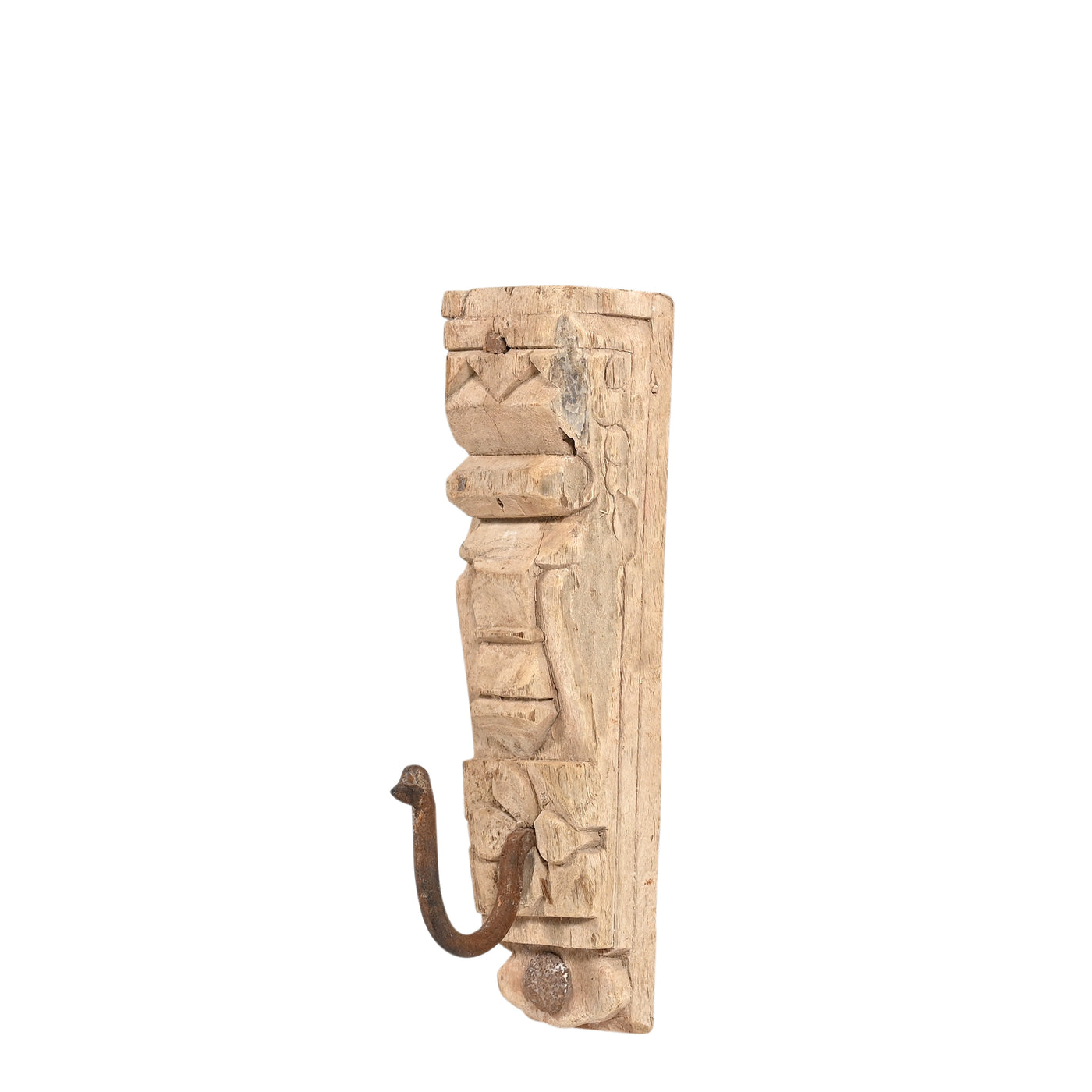 Gulab - Patère en bois sculpté n°25