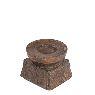 Bijani - Wooden candle holder n ° 15