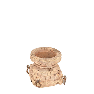 Bijani - Wooden candle holder n ° 18