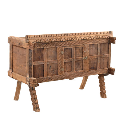 Damchiya old - Indian furniture carved n ° 54