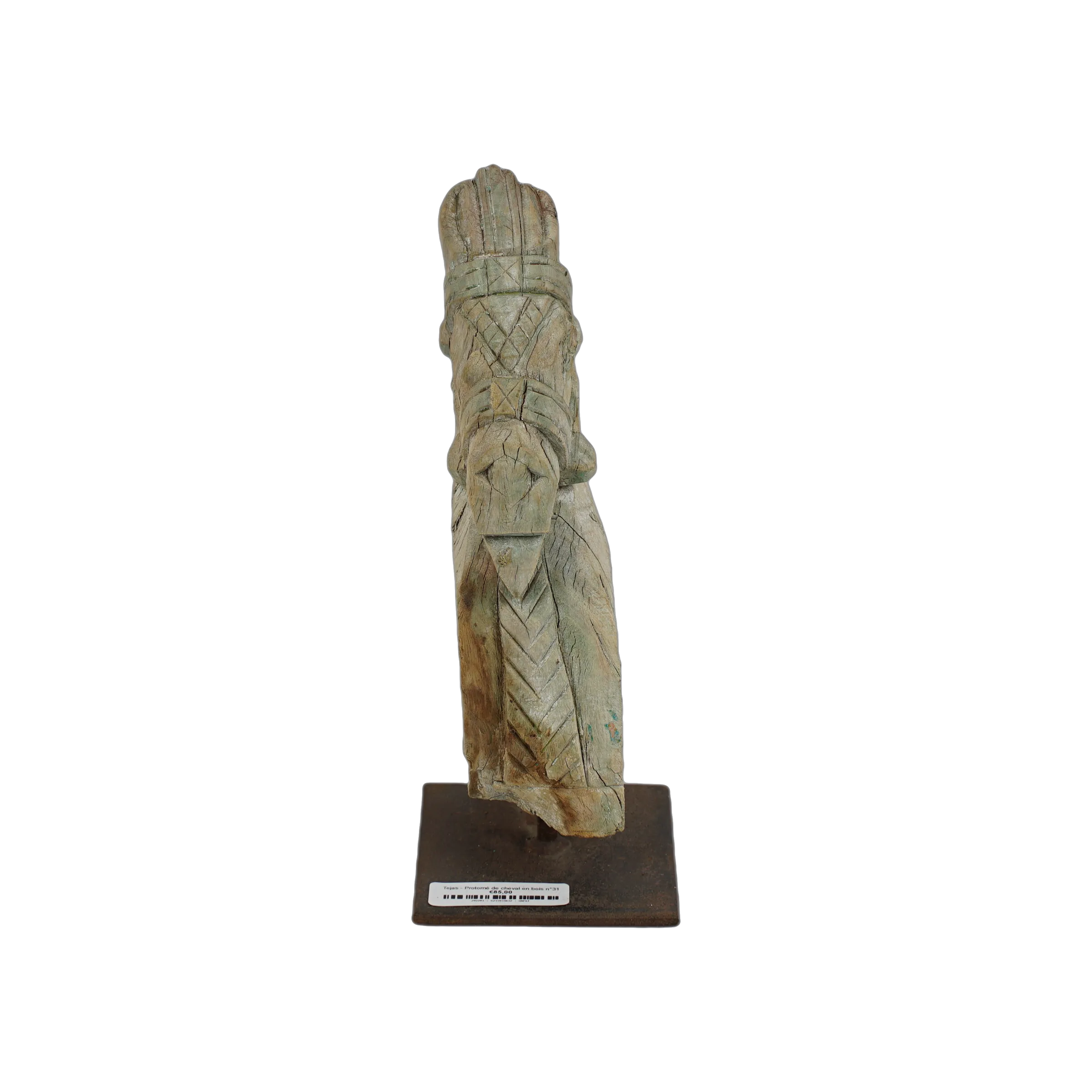 Tejas - Protomé de cheval en bois n°31