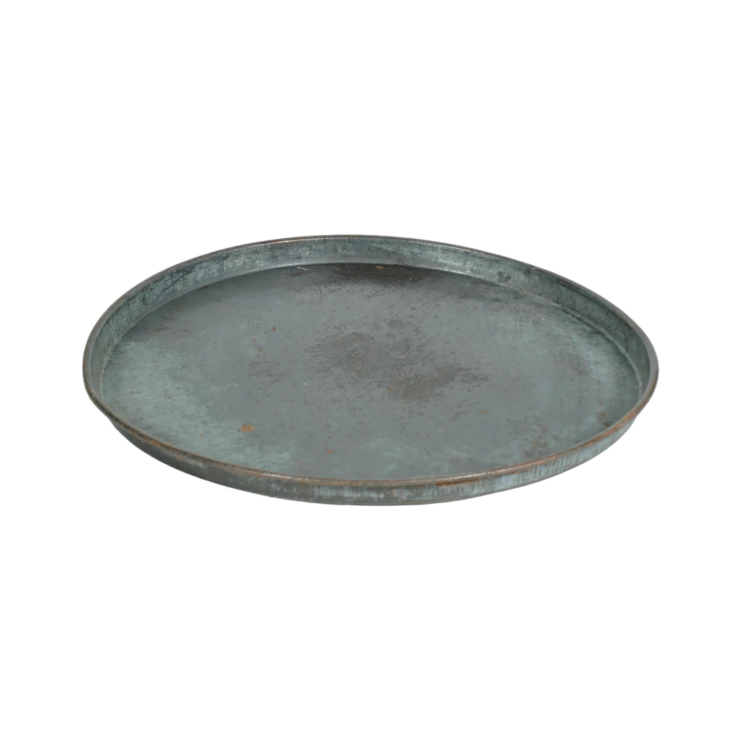 Thali - Grand plateau rond en métal n°3