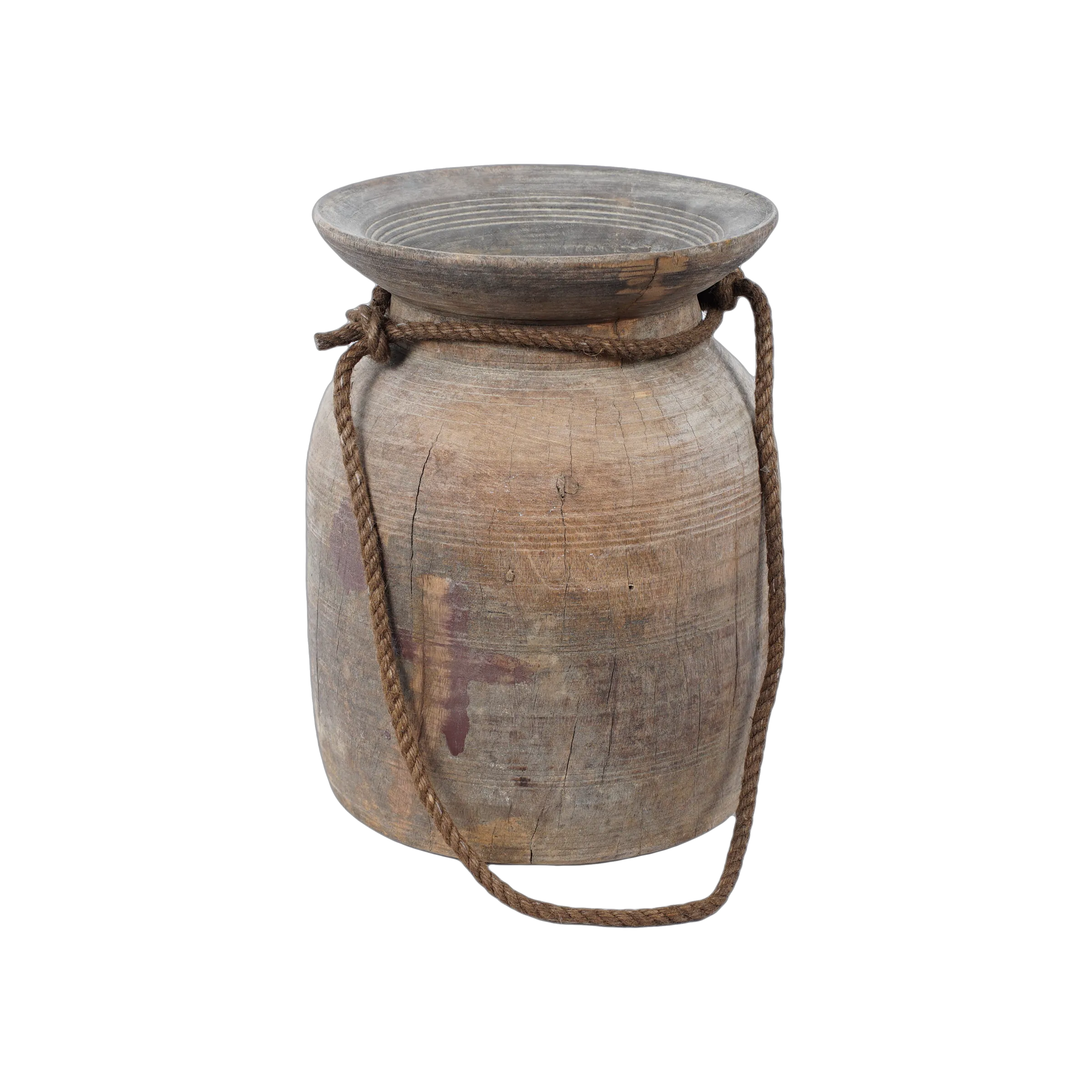 Tosh - Pot ancien en bois n°11