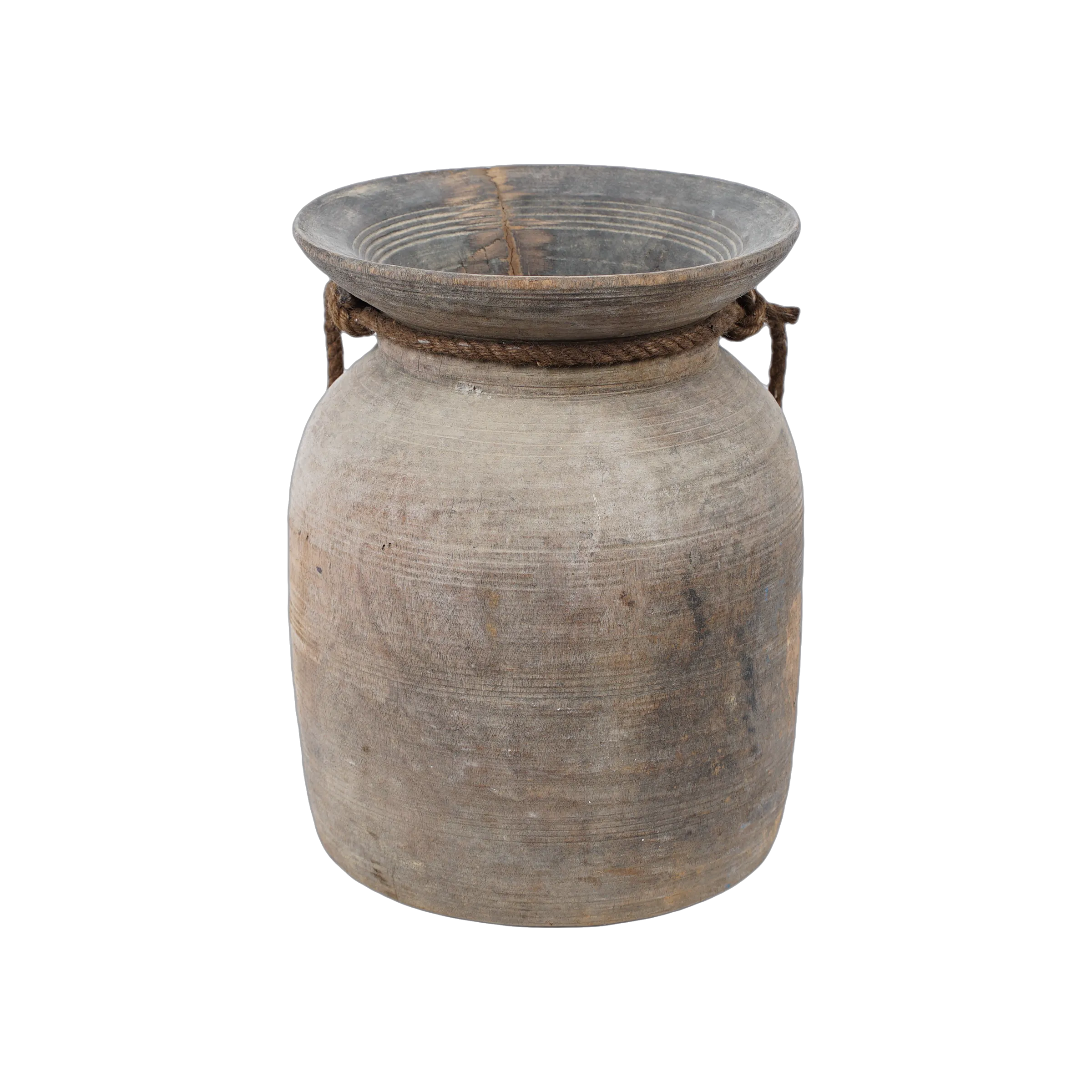 Tosh - Pot ancien en bois n°11 - vue 3