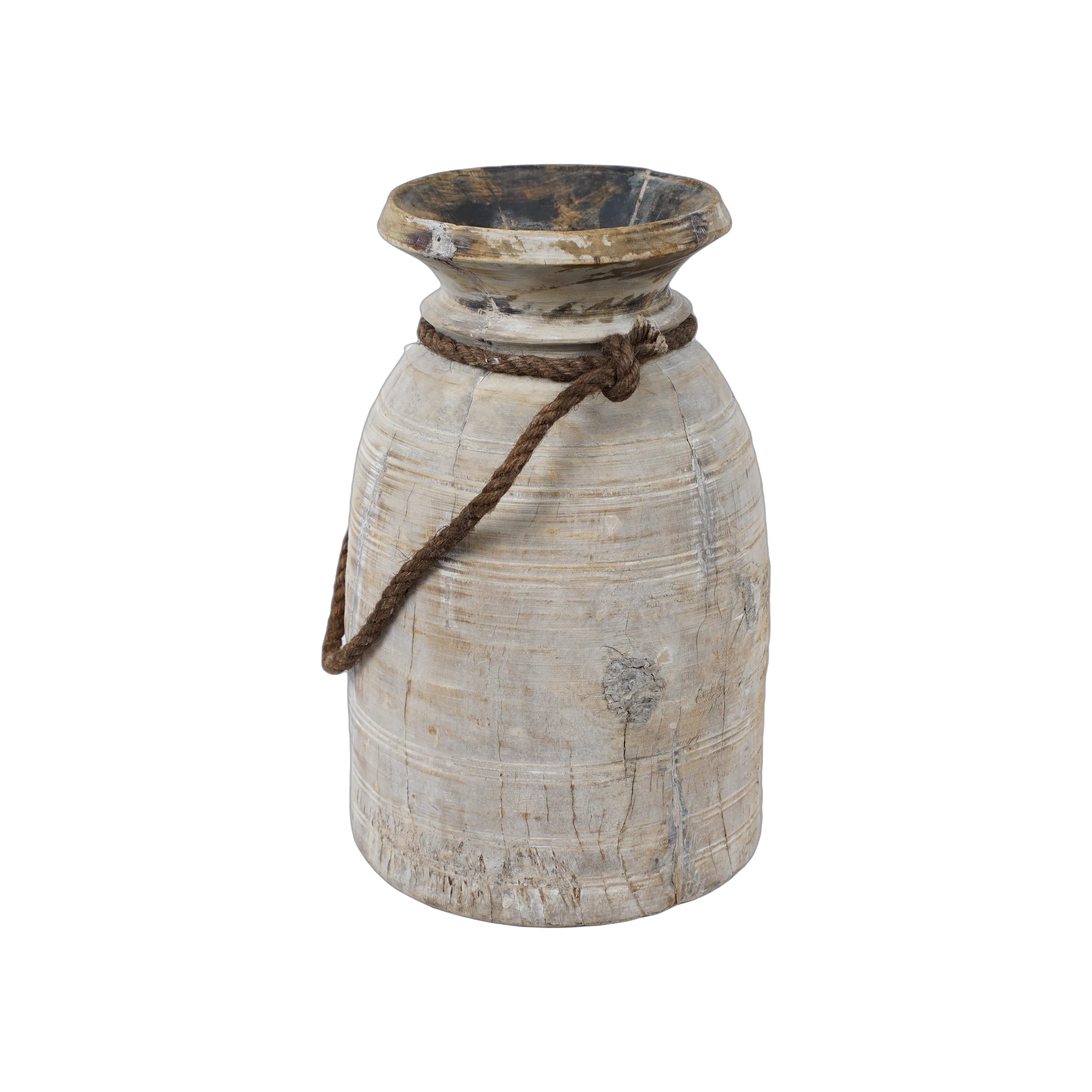 Tosh - Pot ancien en bois n°13 - vue 2