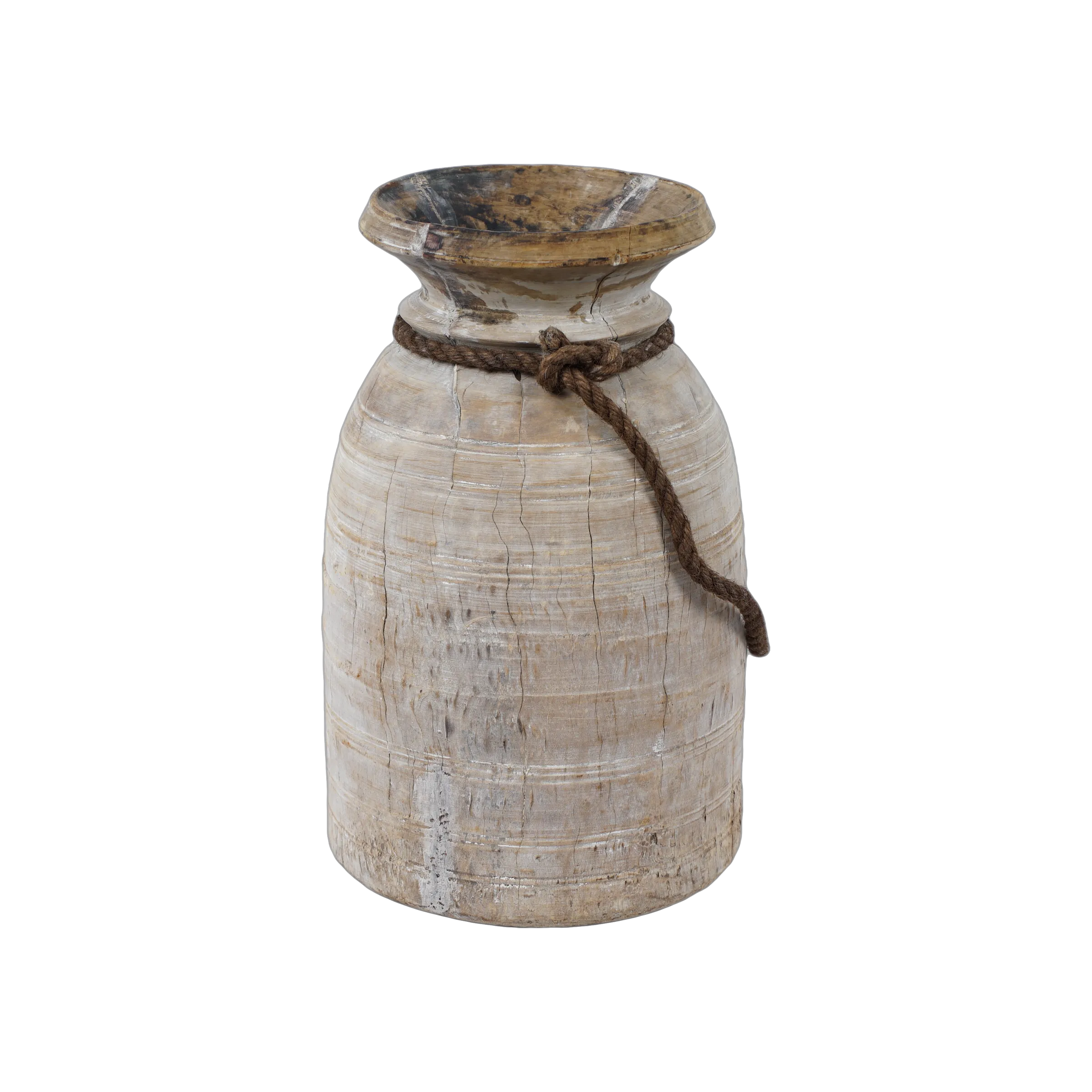 Tosh - Pot ancien en bois n°13 - vue 4