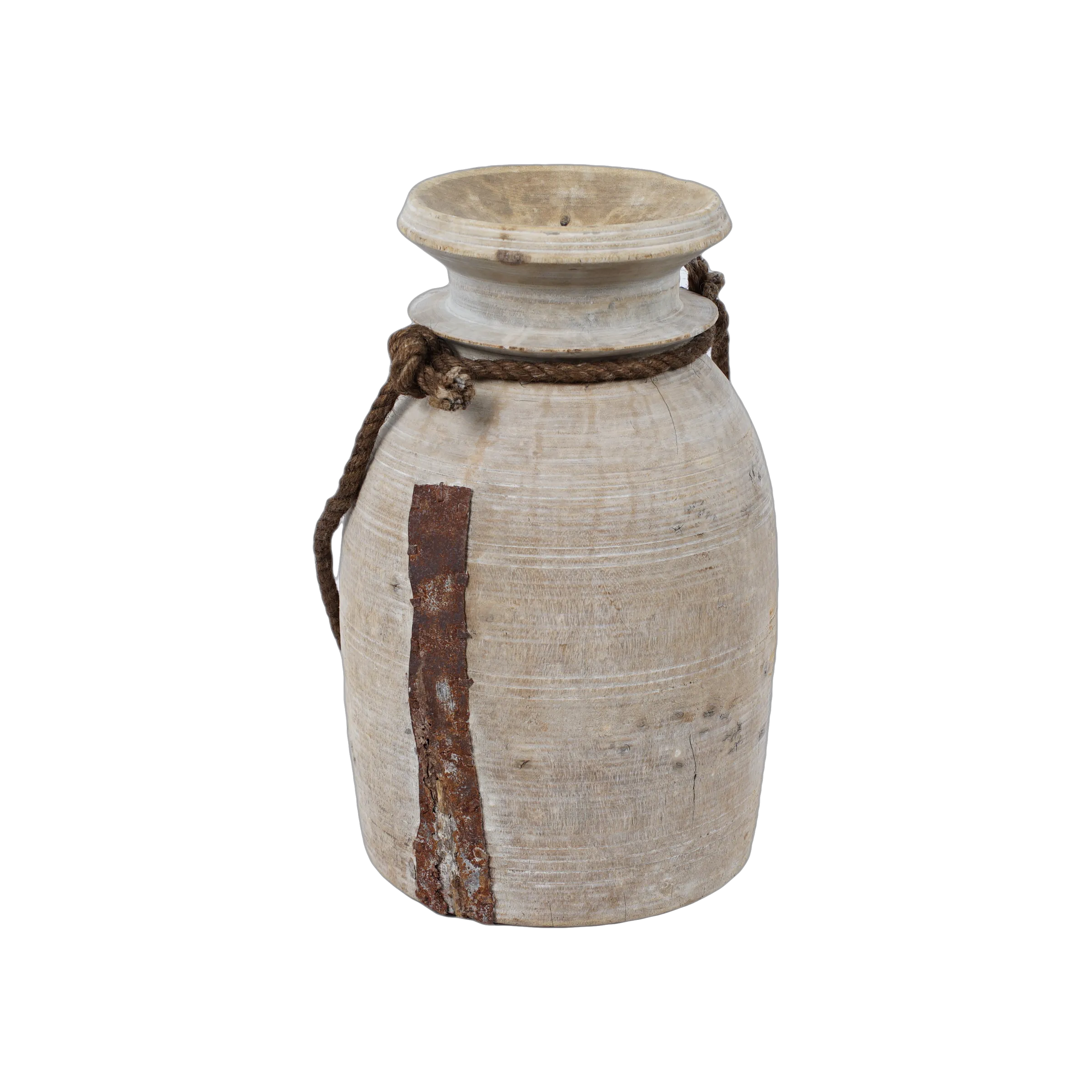 Tosh - Pot ancien en bois n°14 - vue 3