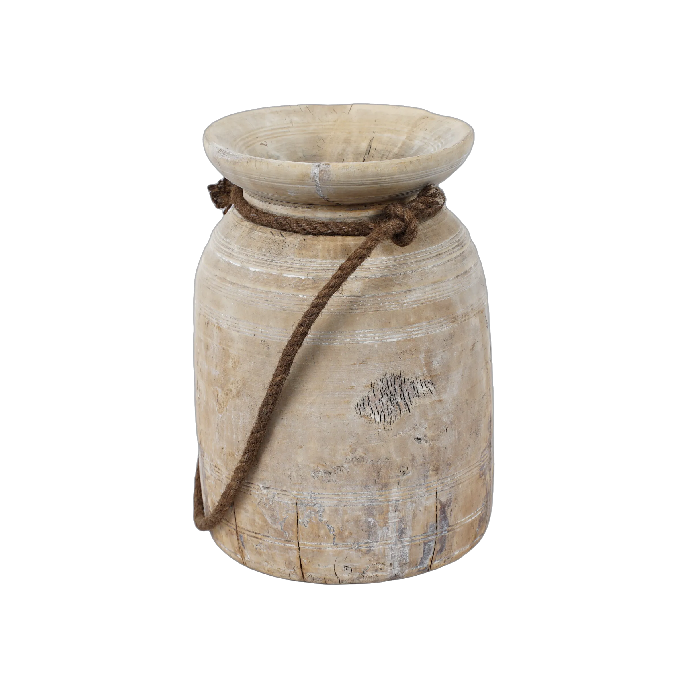 Tosh - Pot ancien en bois n°15 - vue 2