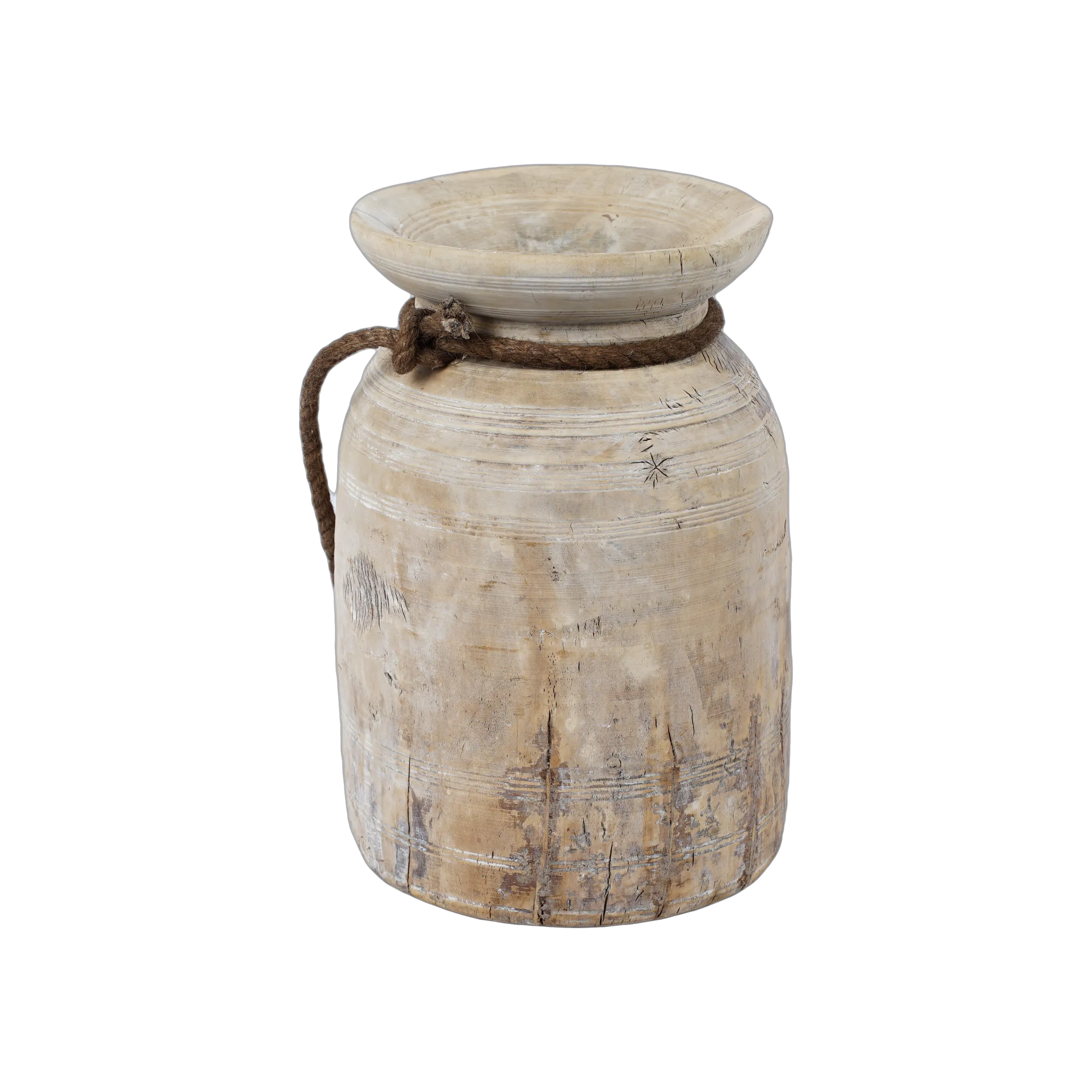 Tosh - Pot ancien en bois n°15 - vue 3