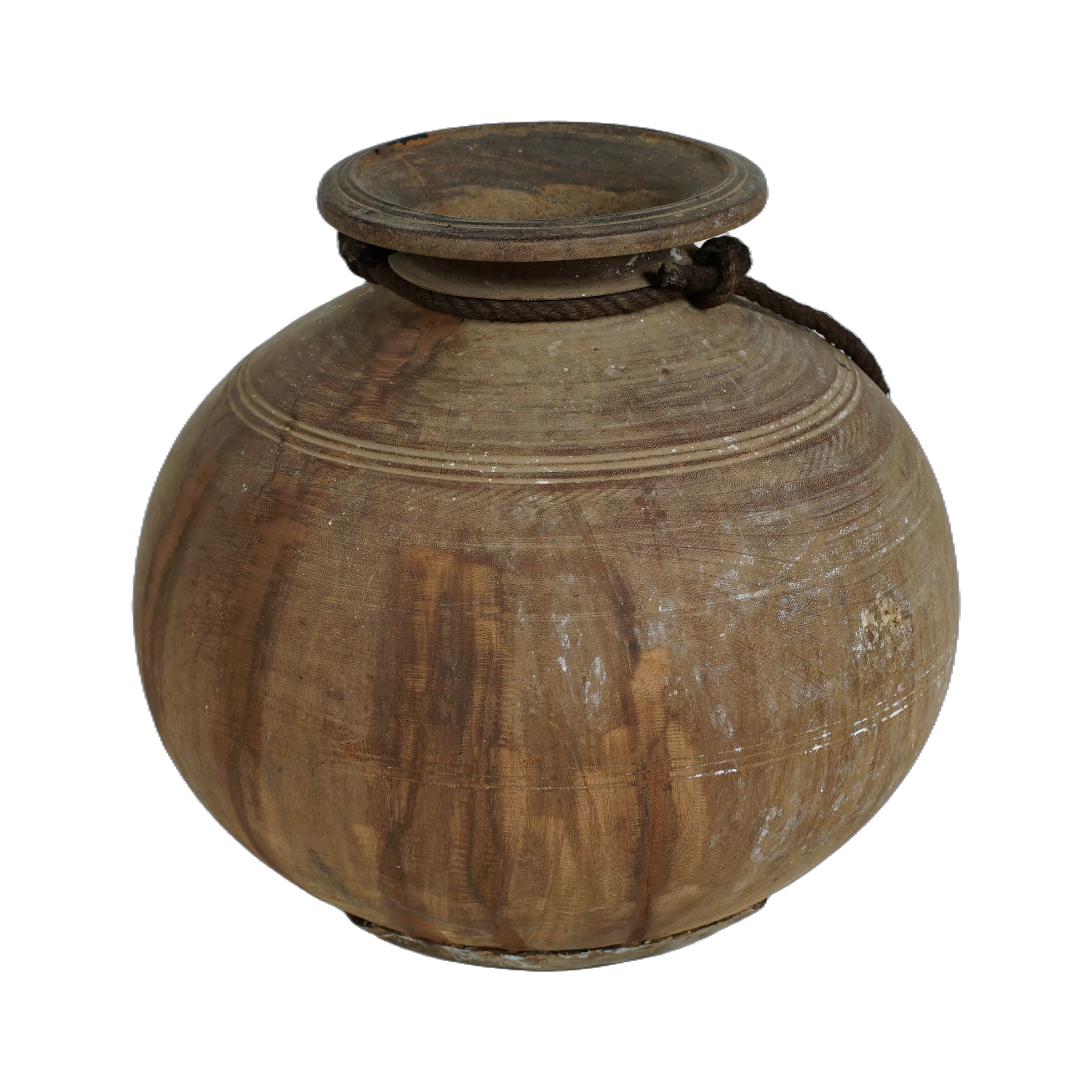 Tosh - Pot ancien en bois n°1 - vue 6