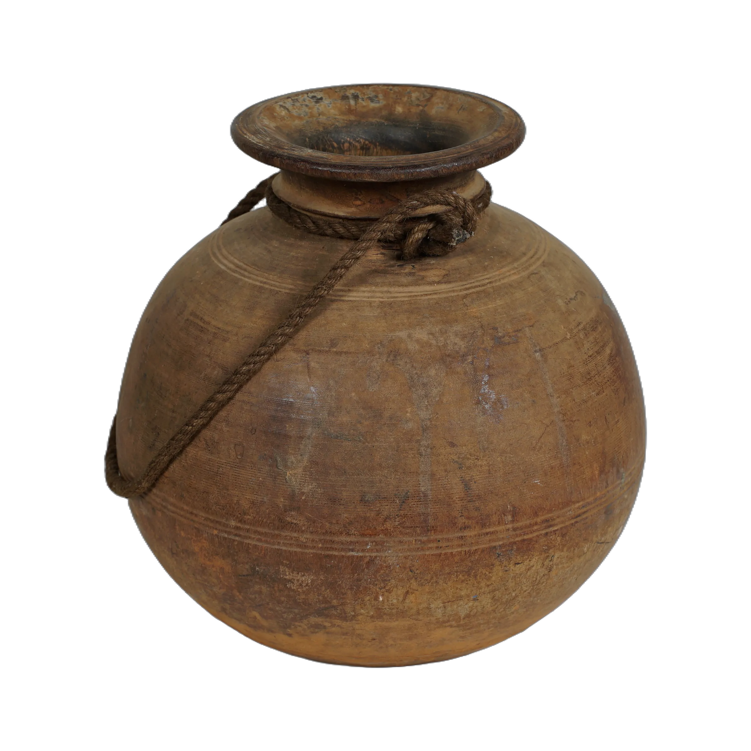 Tosh - Pot ancien en bois n°2 - vue 4