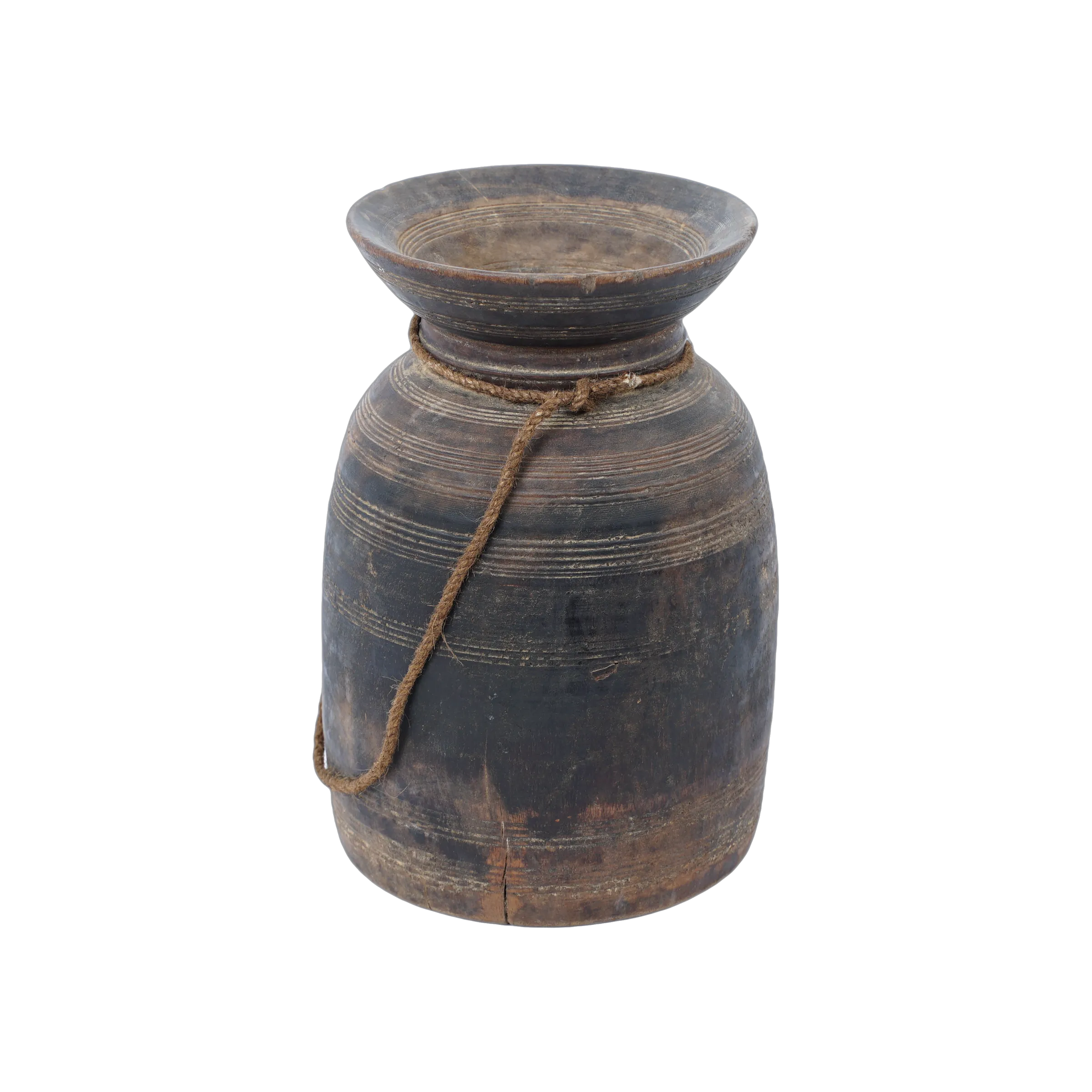 Tosh - Pot ancien en bois n°7 - vue 2