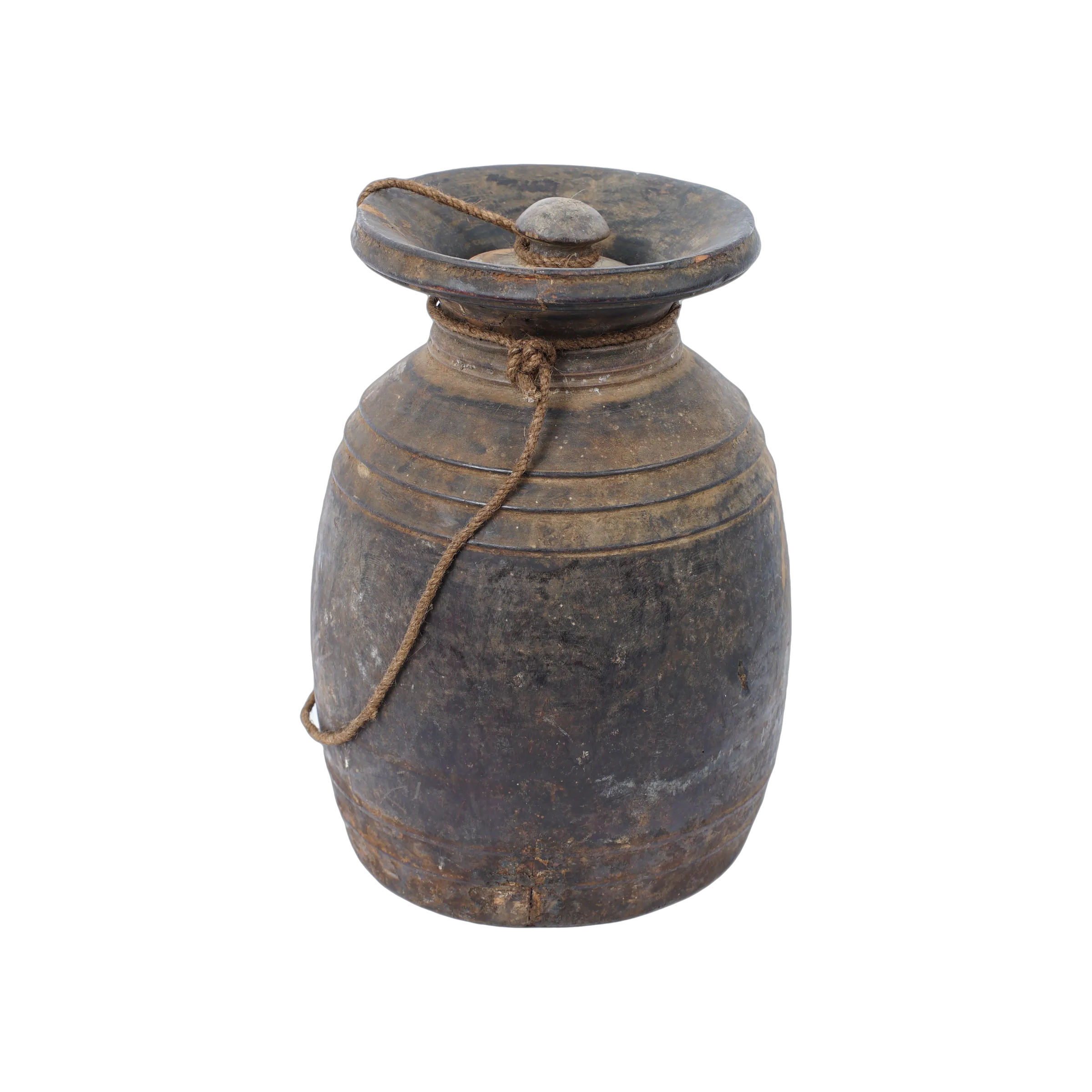 Tosh - Pot ancien en bois n°8 - vue 2