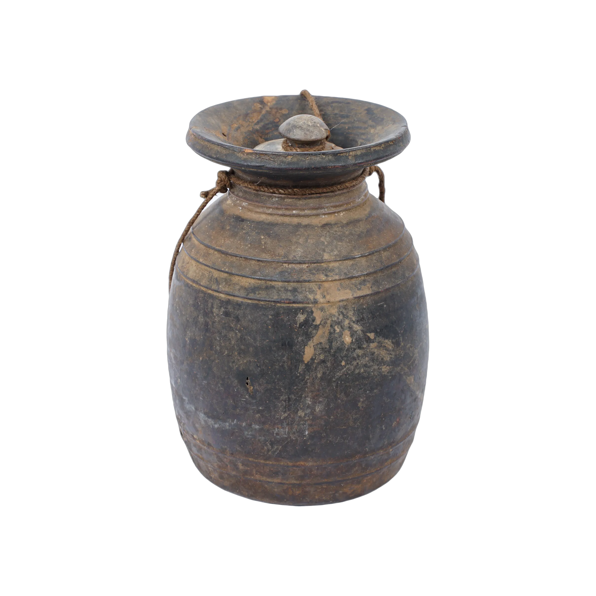 Tosh - Pot ancien en bois n°8 - vue 3