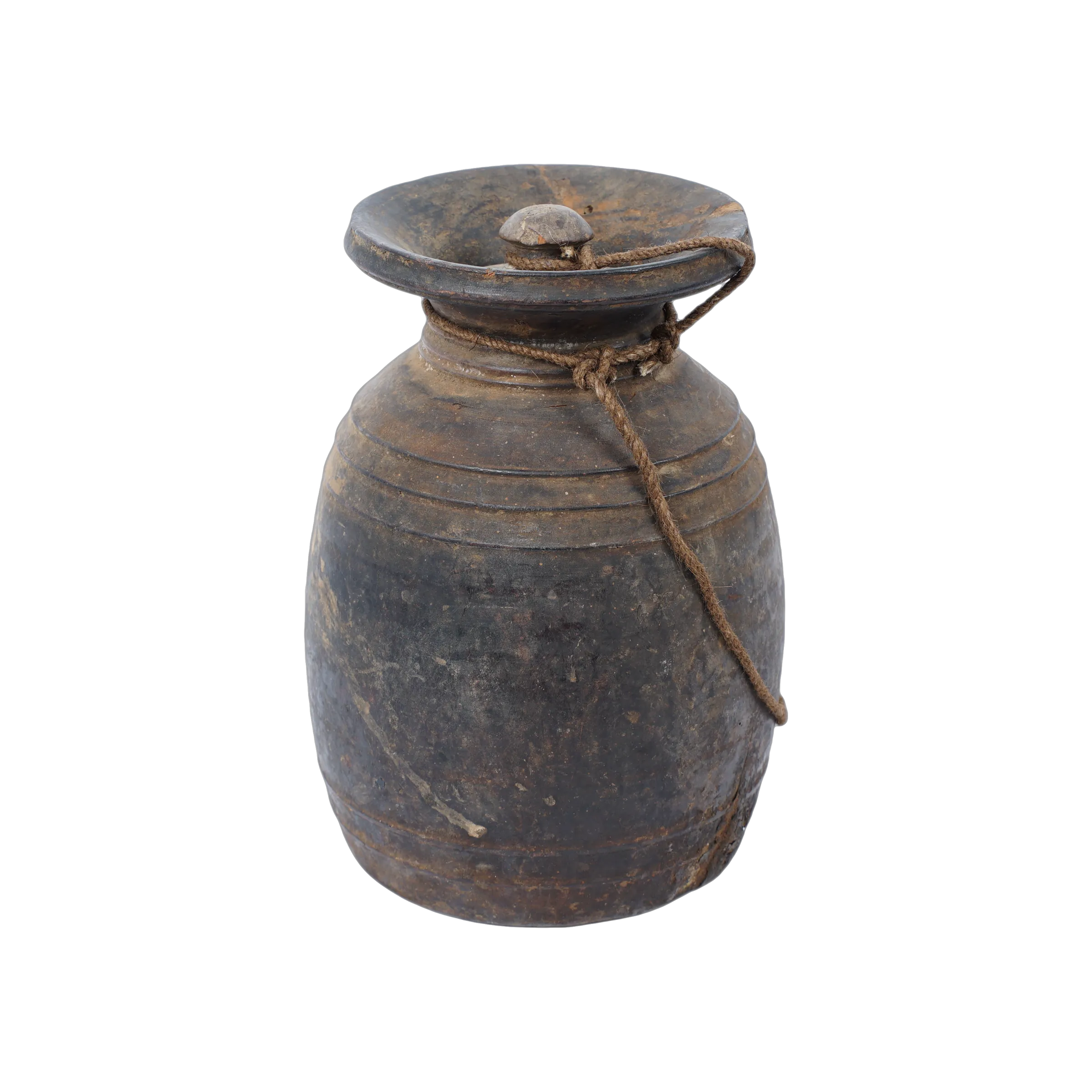 Tosh - Pot ancien en bois n°8 - vue 4