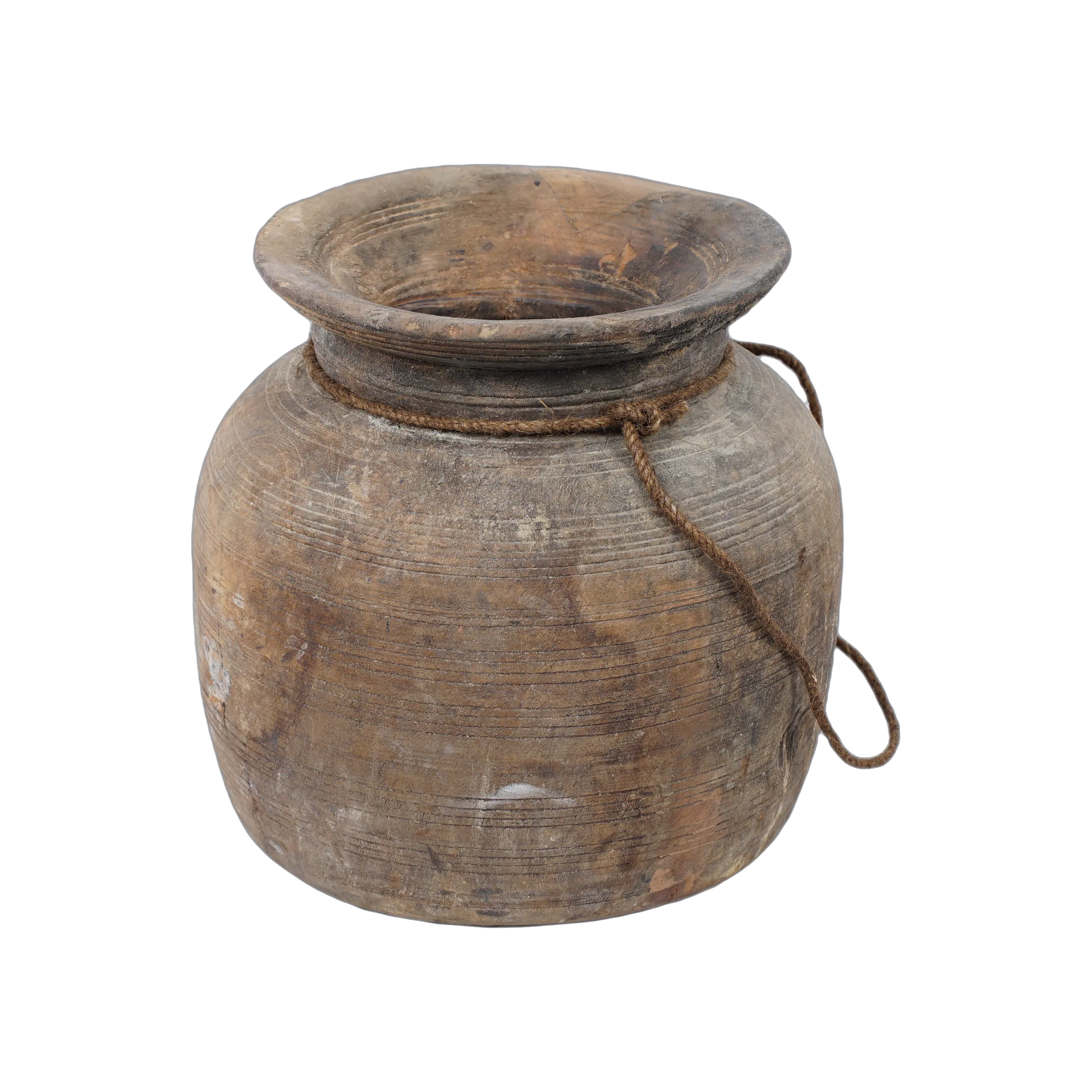 Tosh - Pot ancien en bois n°9 - vue 4