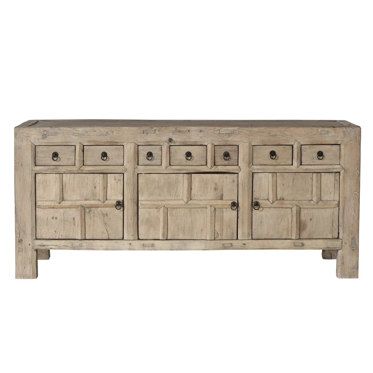 Qingdao - Buffet chinois ancien en orme massif n°35