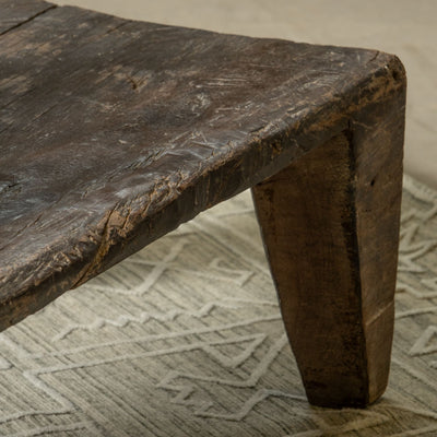 Konyak - Authentique table Naga ancienne