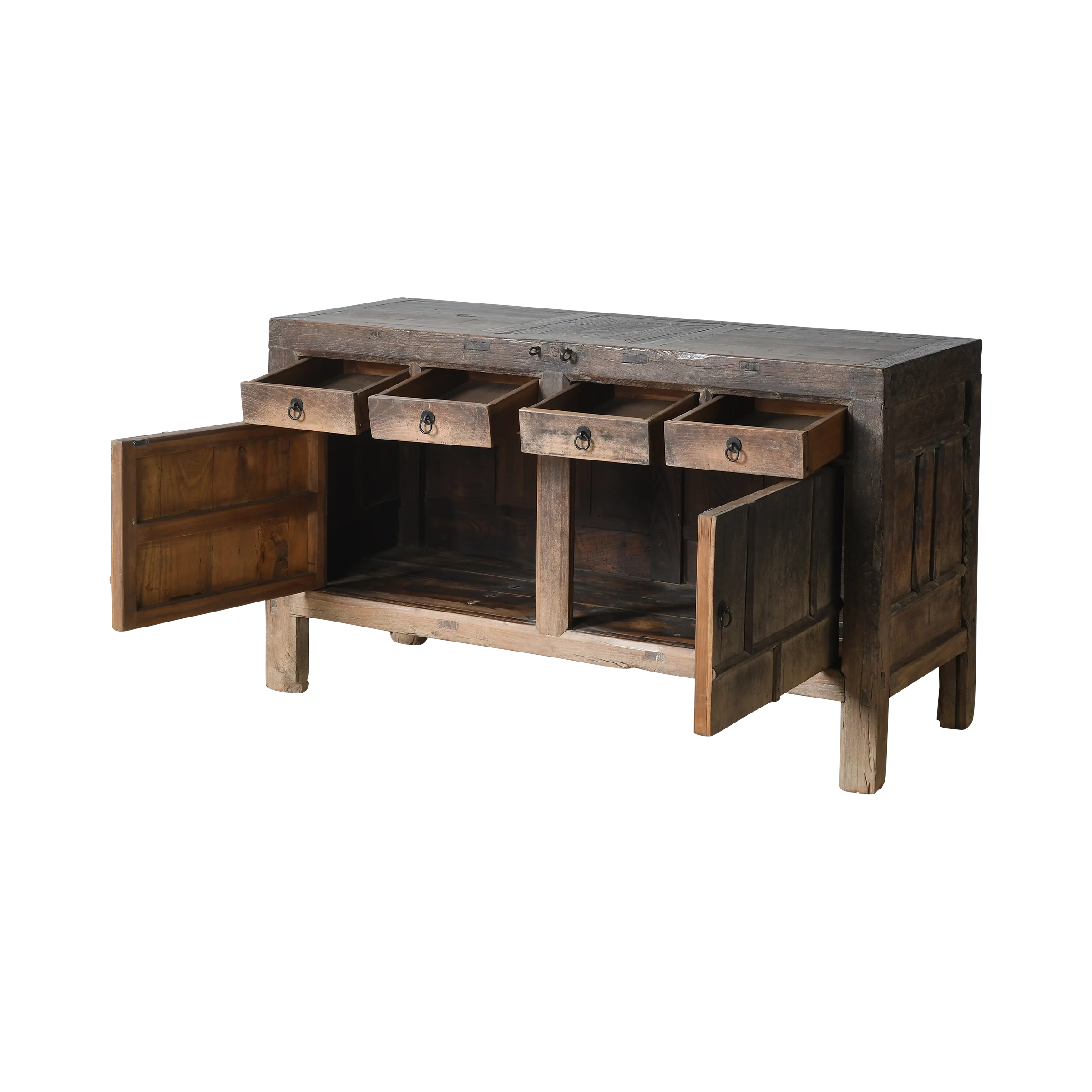 Qingdao - Buffet chinois ancien en orme massif n°23