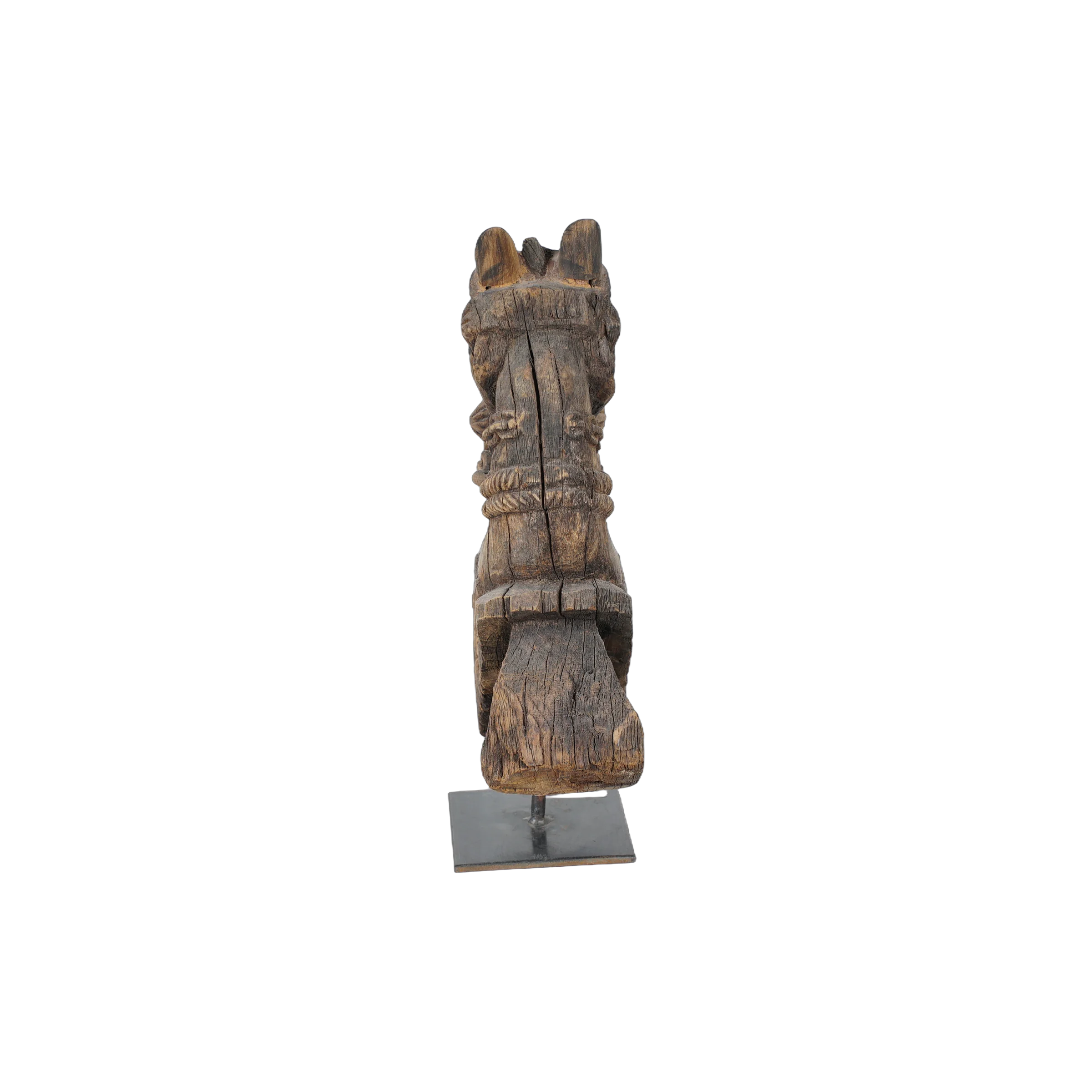 Ashva - Protomé de cheval en bois n°35 - vue 4