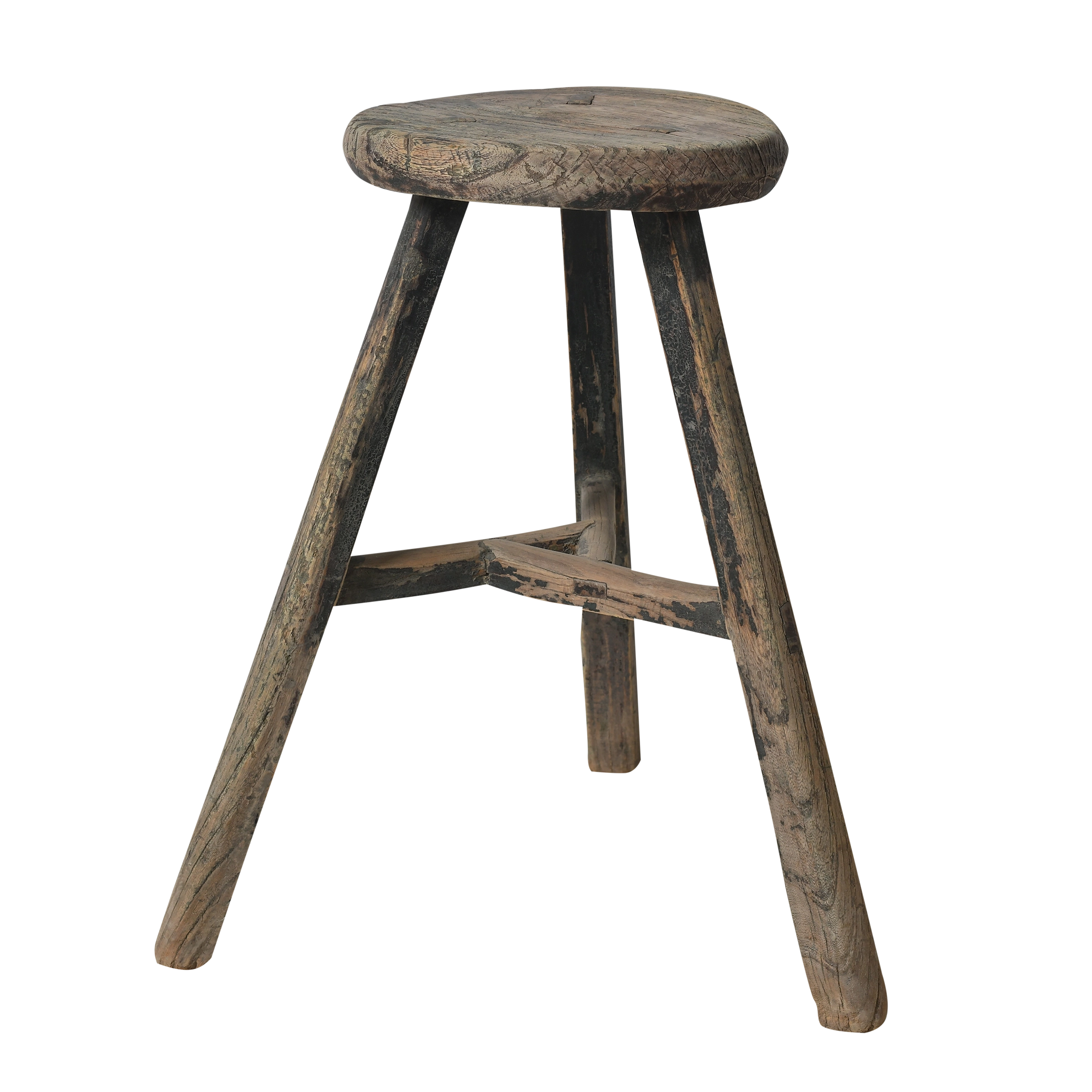 Gong - Tabouret chinois rond ancien n°34