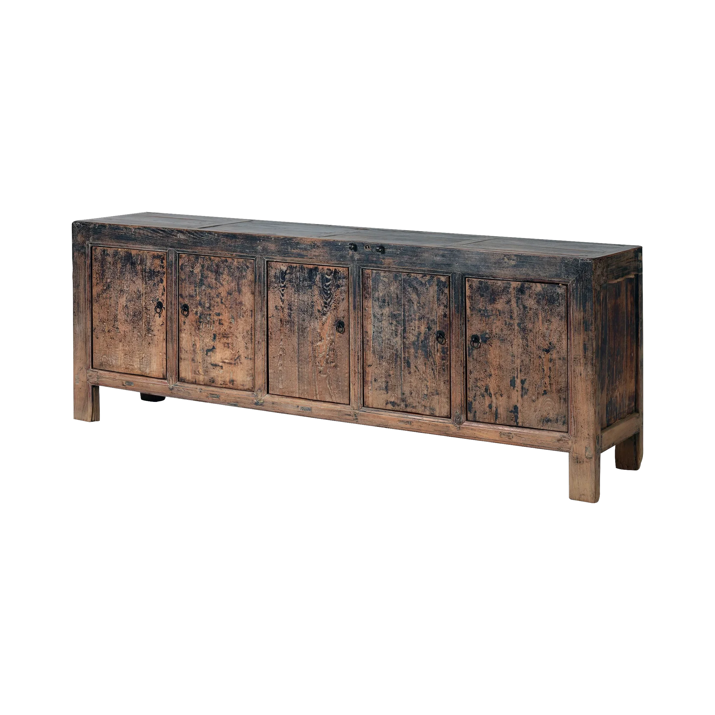 Qingdao - Buffet chinois ancien en orme massif n°2