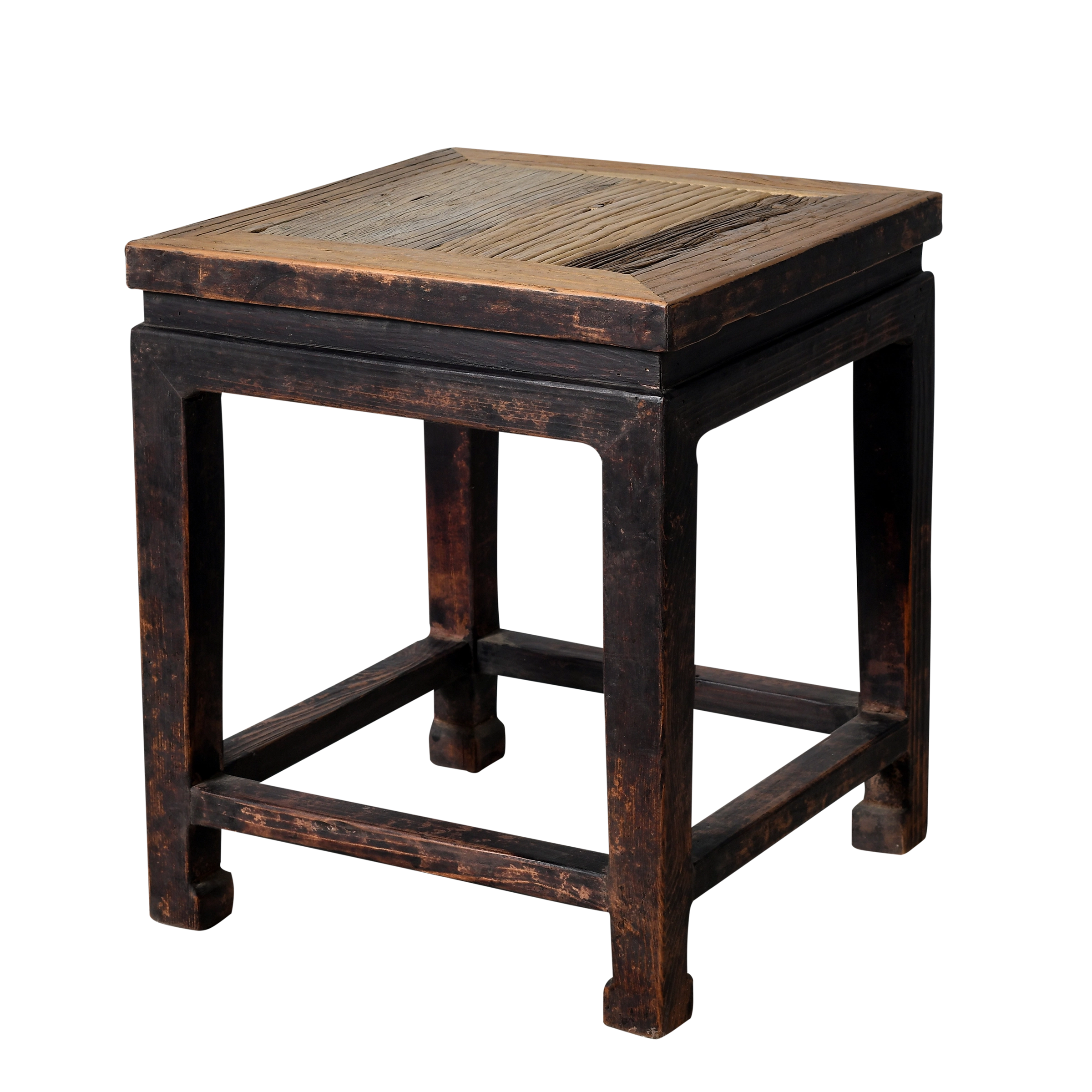 Yunfu – Table d’appoint chinoise ancienne en orme n°1 - vue 3