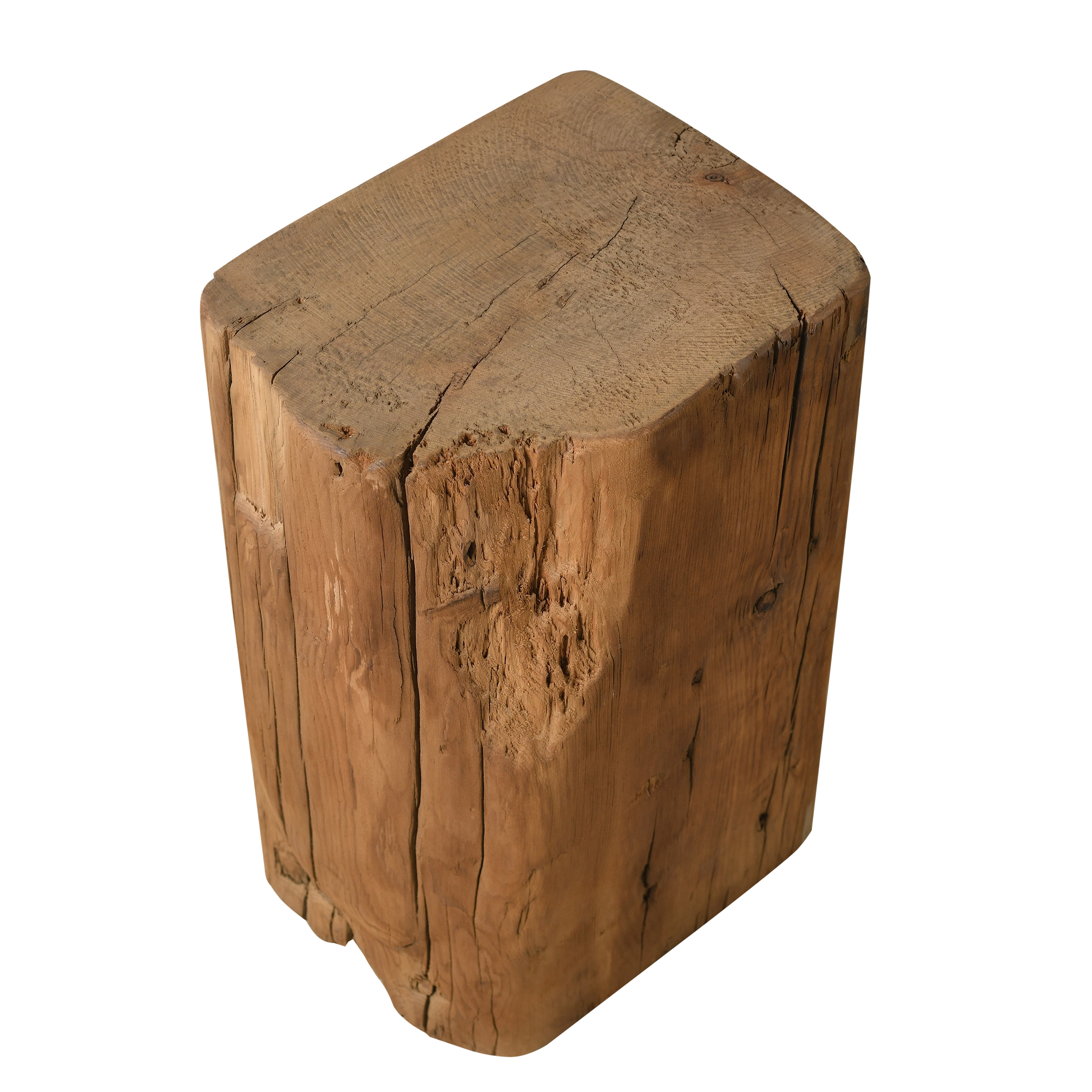 Hechi - Table d’appoint en pin ancien n°2 - vue 2